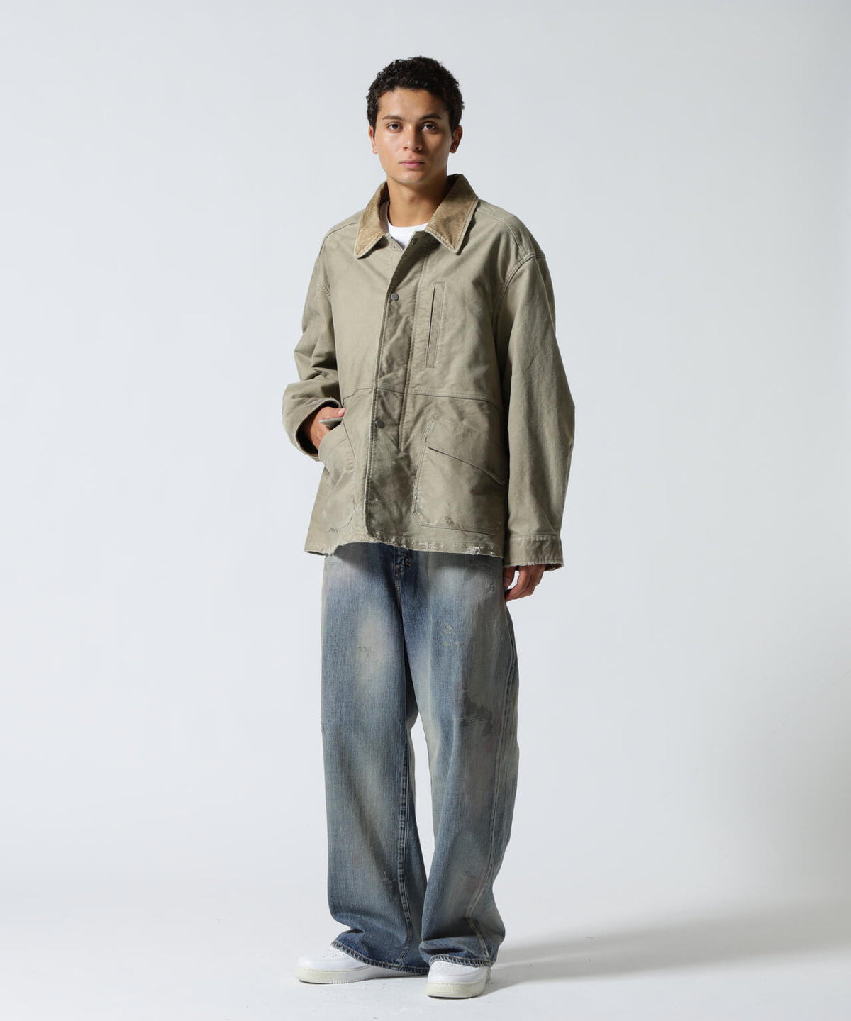 ANCELLM/アンセルム/MOLESKIN WORK JACKET