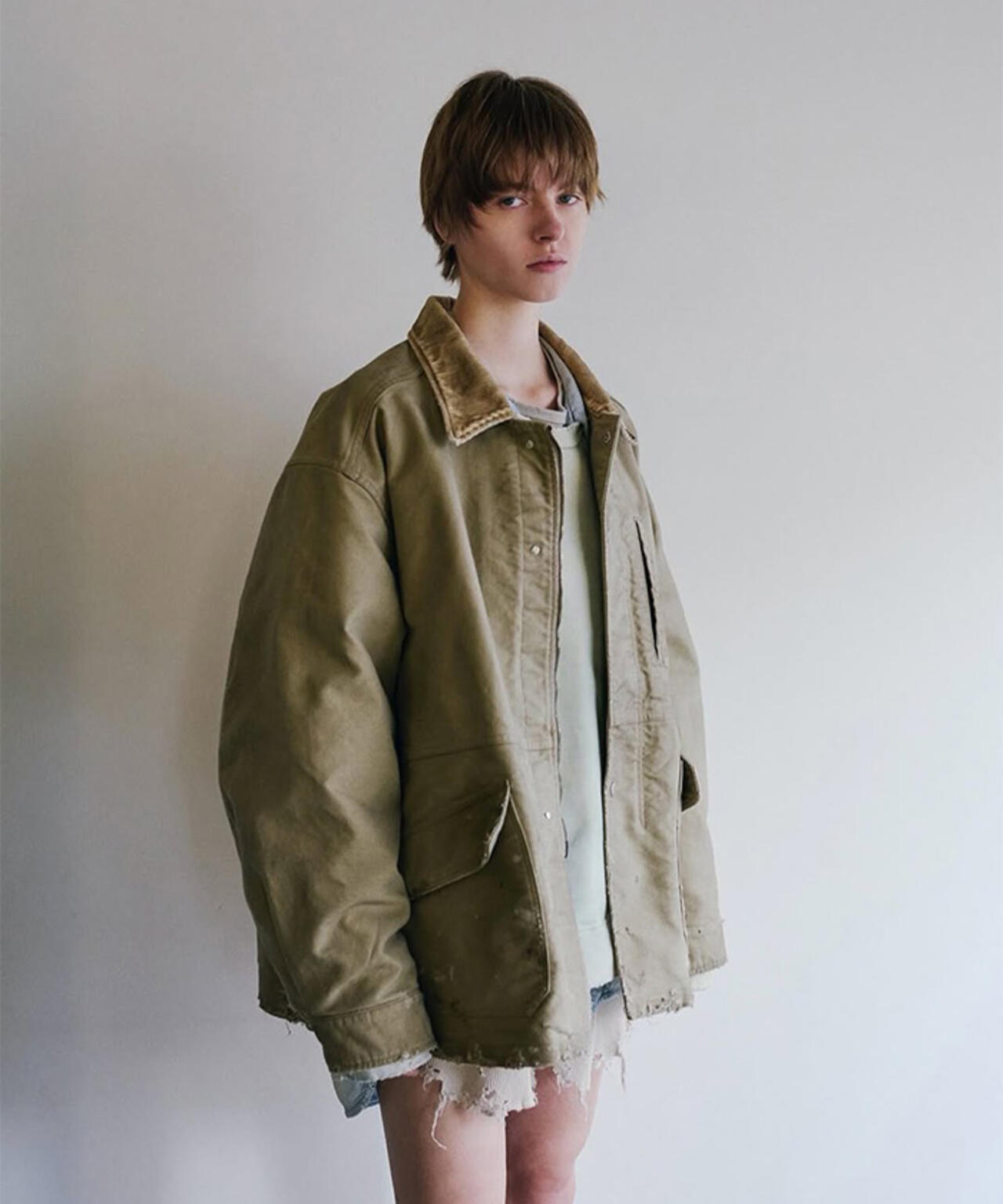 ANCELLM/アンセルム/MOLESKIN WORK JACKET