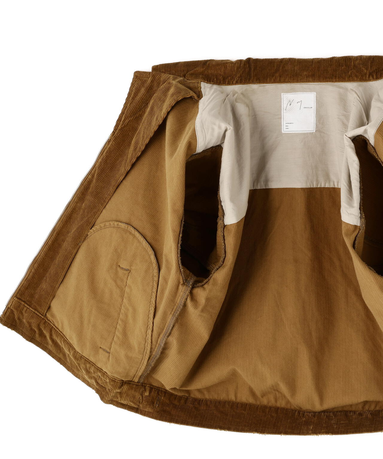ANCELLM/アンセルム/CORDUROY ZIPUP JACKET