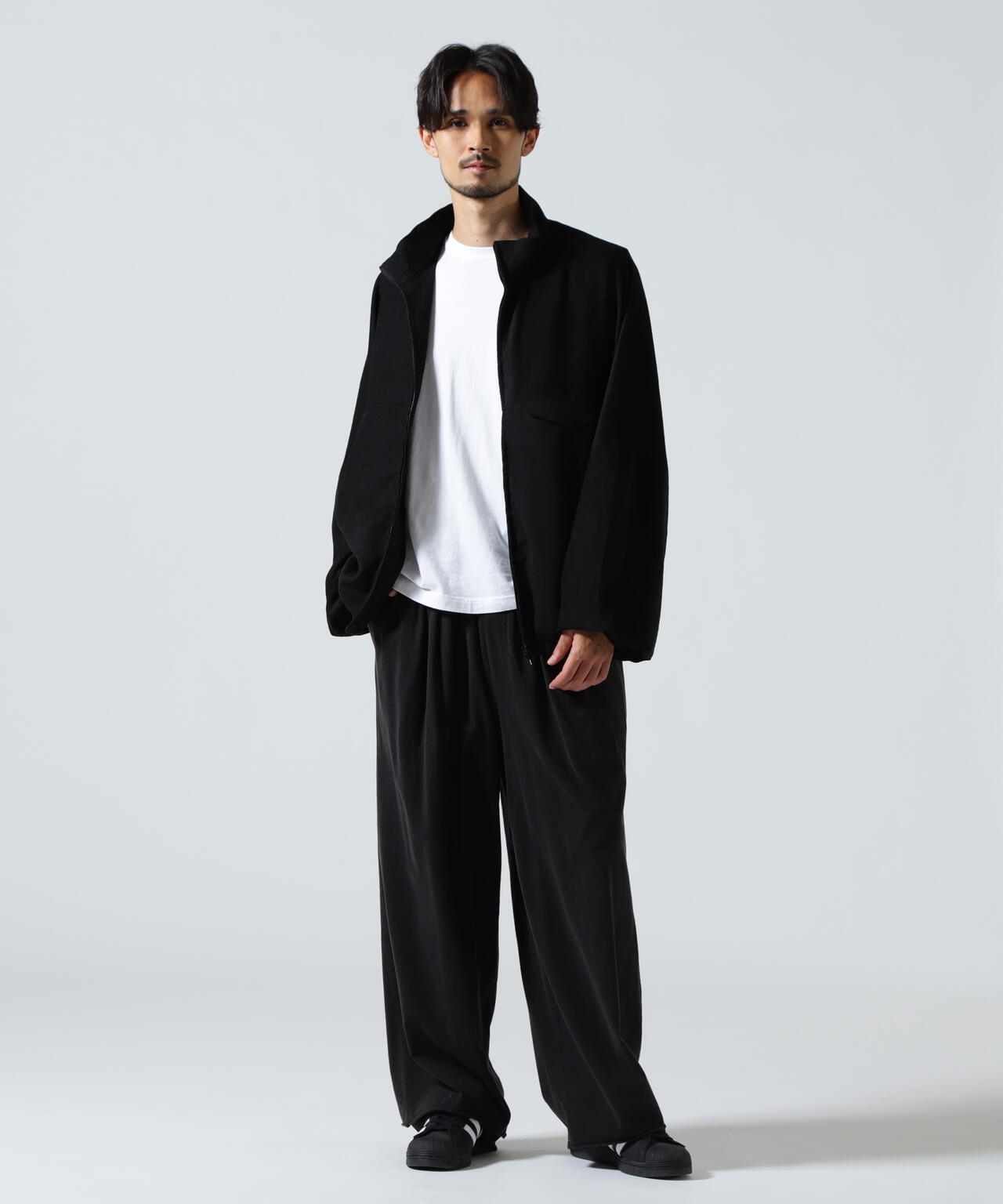 ANCELLM/アンセルム/VEAGAN SUDE KIMONO BLOUSON