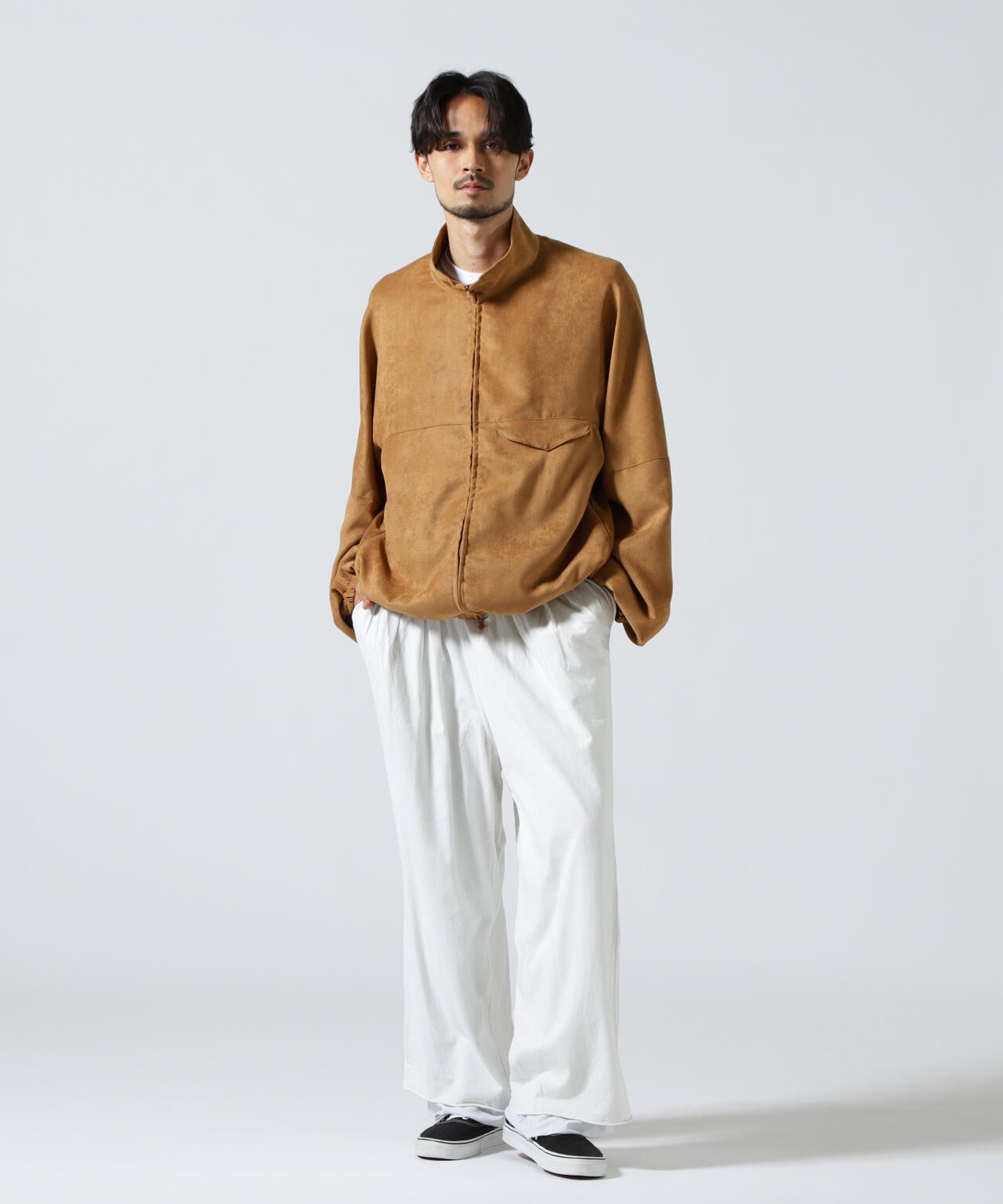 ANCELLM/アンセルム/VEAGAN SUDE KIMONO BLOUSON