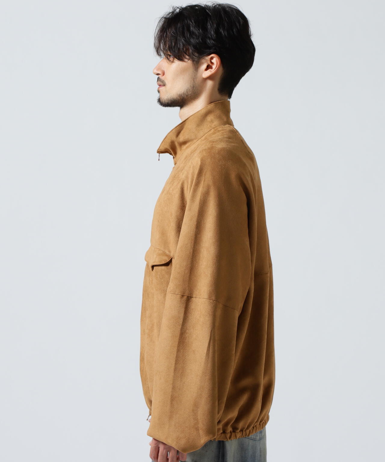 ANCELLM/アンセルム/VEAGAN SUDE KIMONO BLOUSON