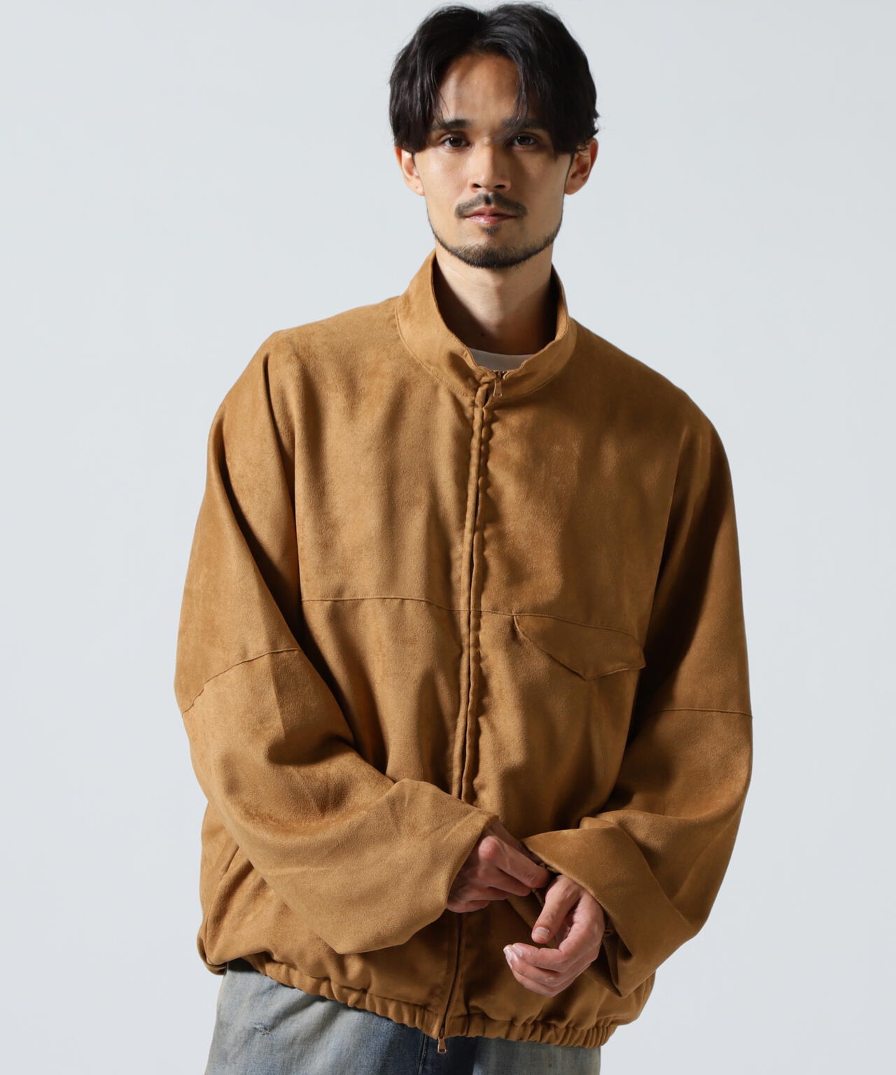 ANCELLM/アンセルム/VEAGAN SUDE KIMONO BLOUSON