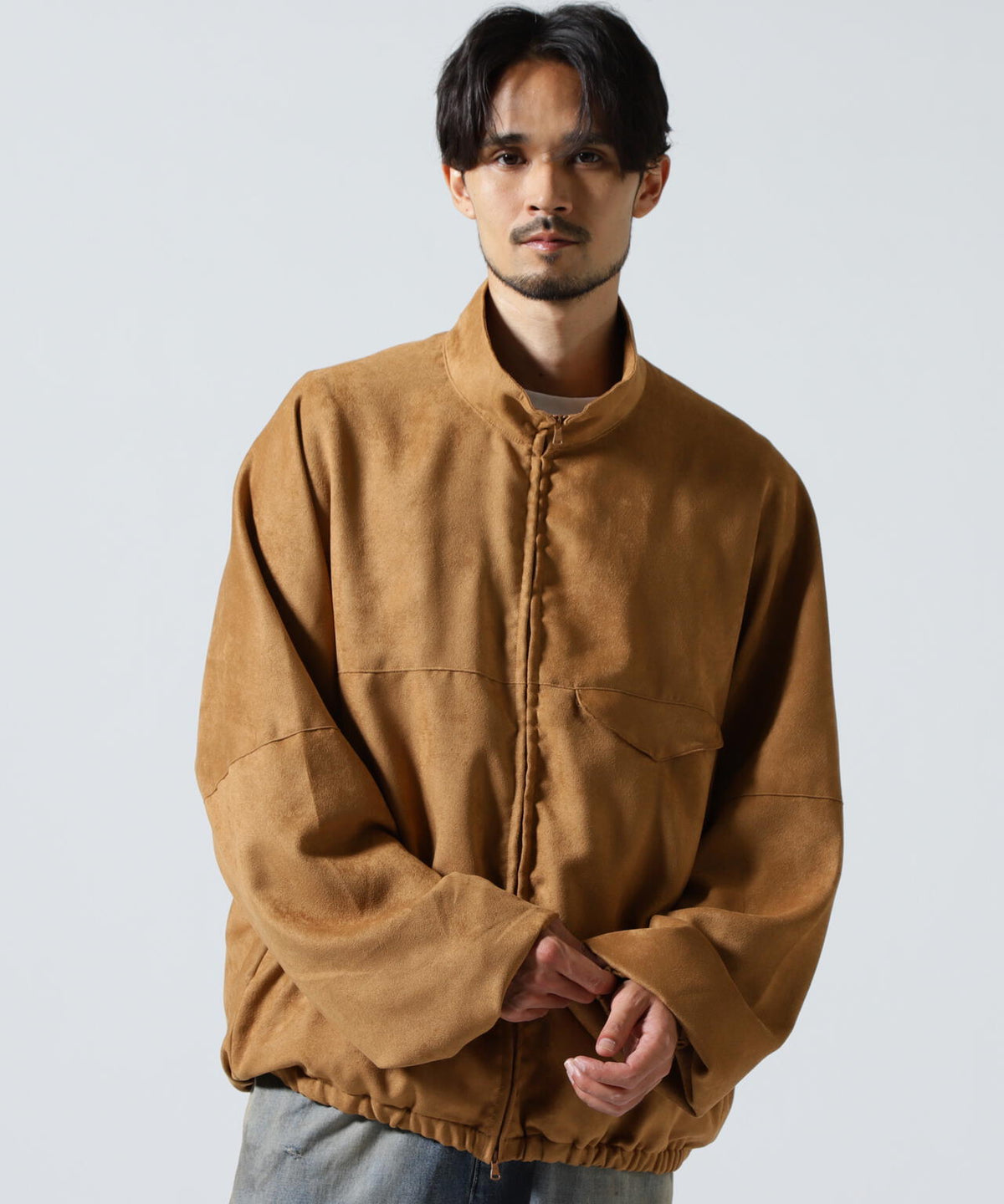ANCELLM/アンセルム/VEAGAN SUDE KIMONO BLOUSON