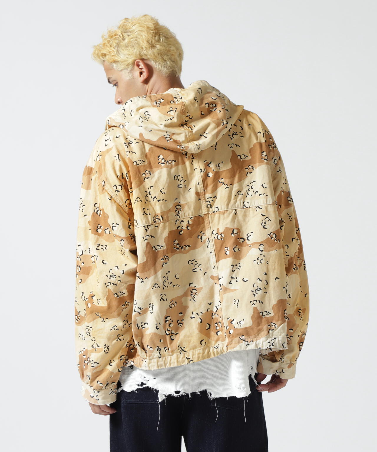 ANCELLM/アンセルム/CAMO ZIPUP HOODIE