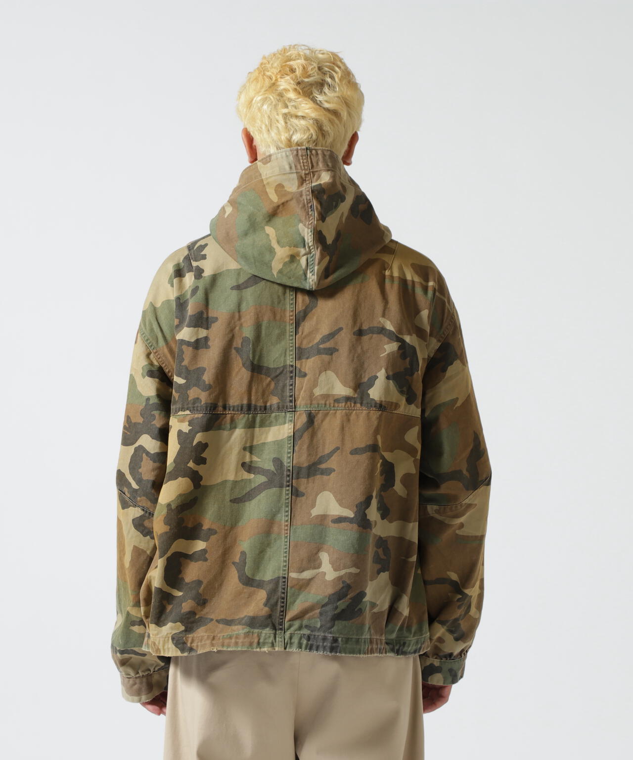 ANCELLM/アンセルム/CAMO ZIPUP HOODIE