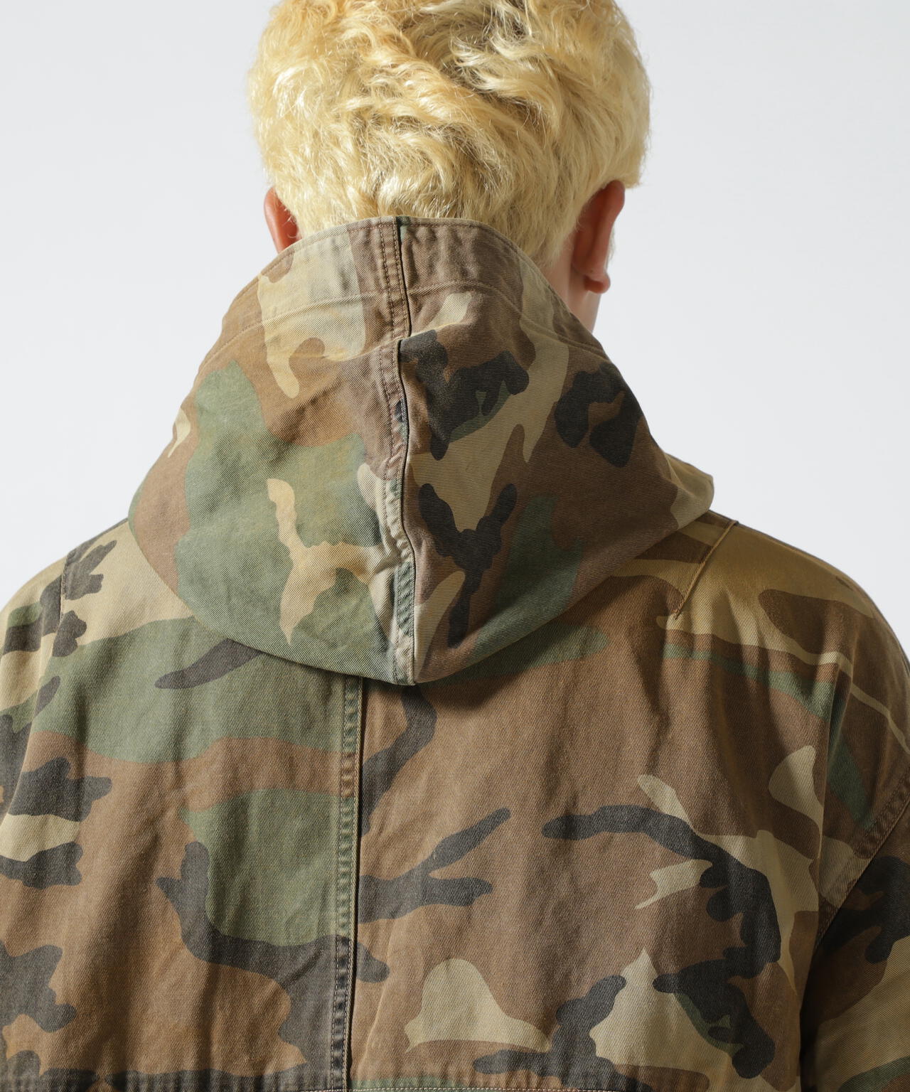 ANCELLM/アンセルム/CAMO ZIPUP HOODIE