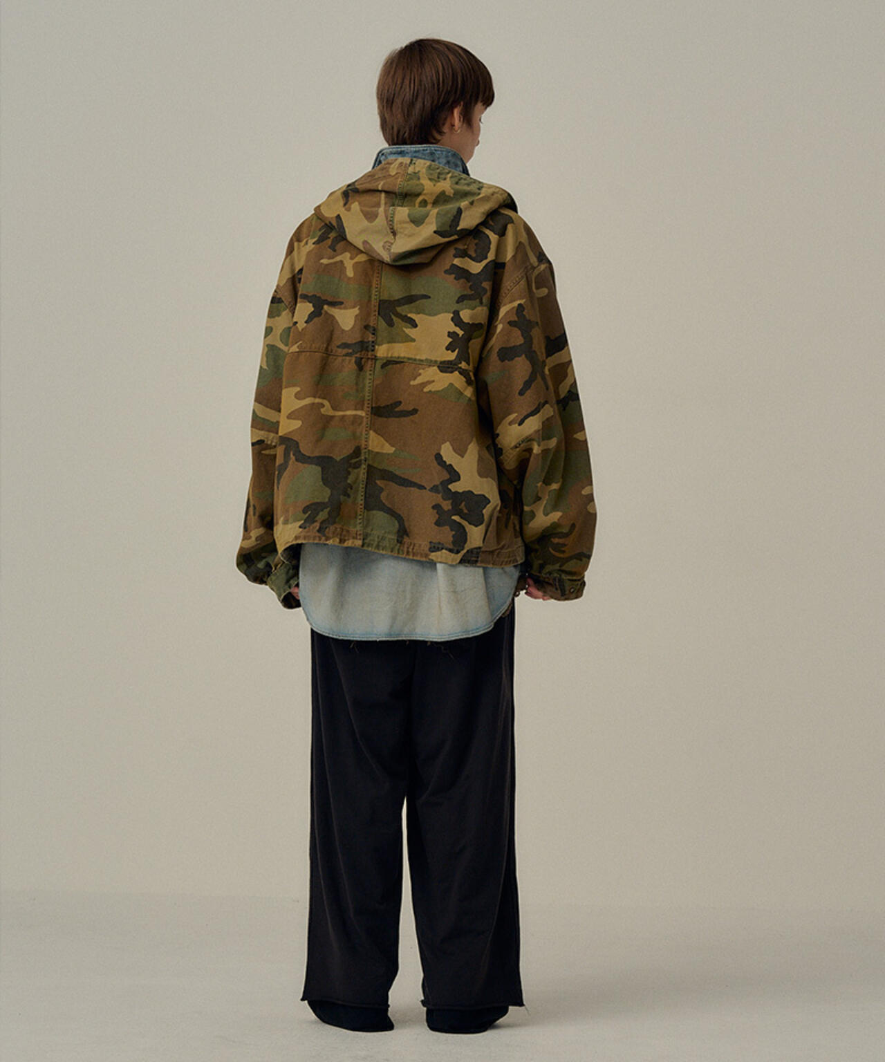 ANCELLM/アンセルム/CAMO ZIPUP HOODIE