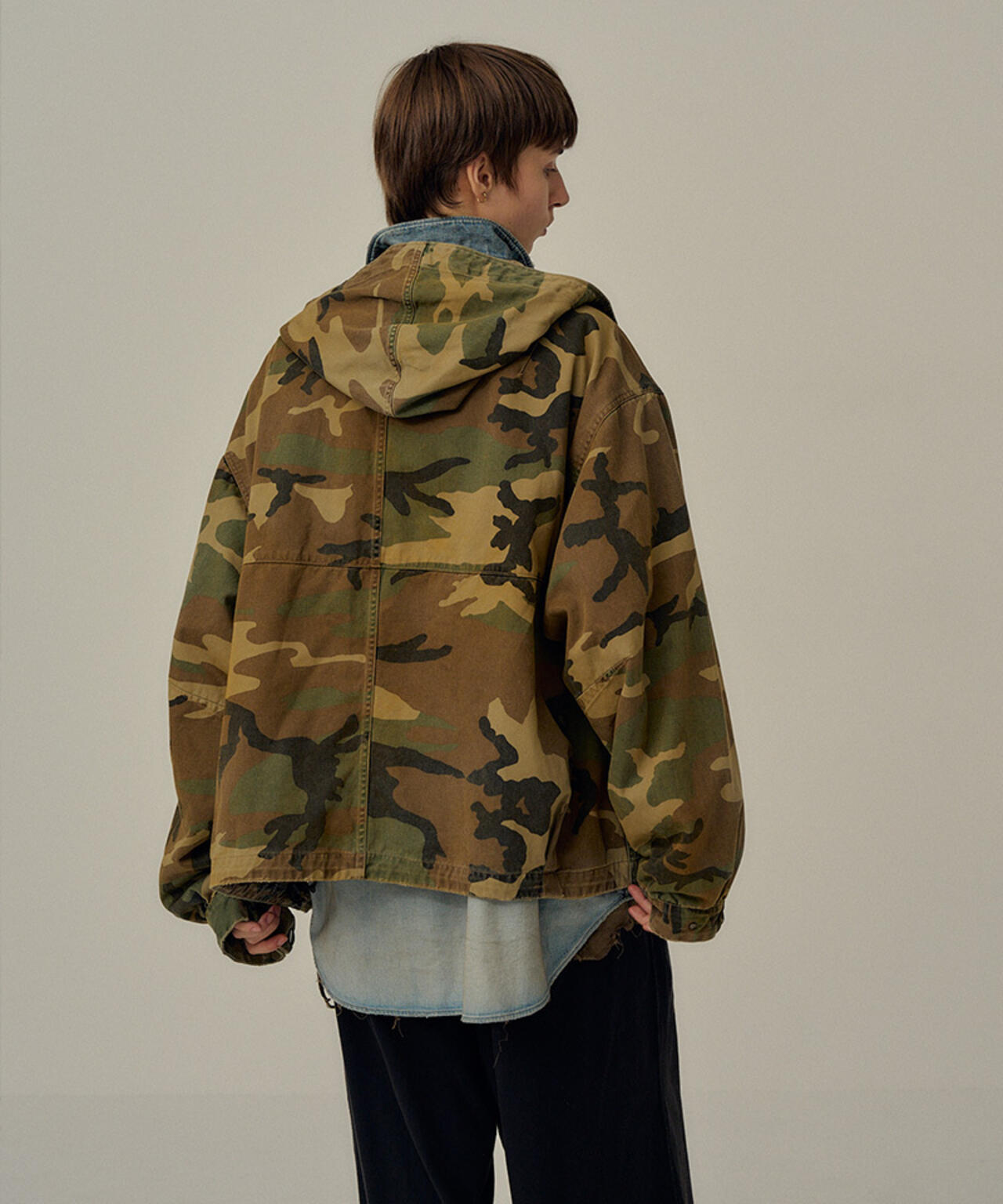 ANCELLM/アンセルム/CAMO ZIPUP HOODIE