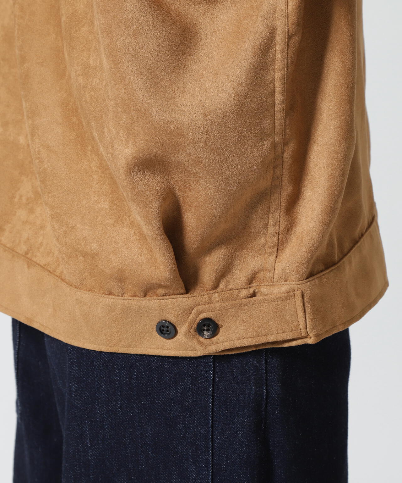 ANCELLM/アンセルム/VEAGAN SUEDE WORK SHIRT