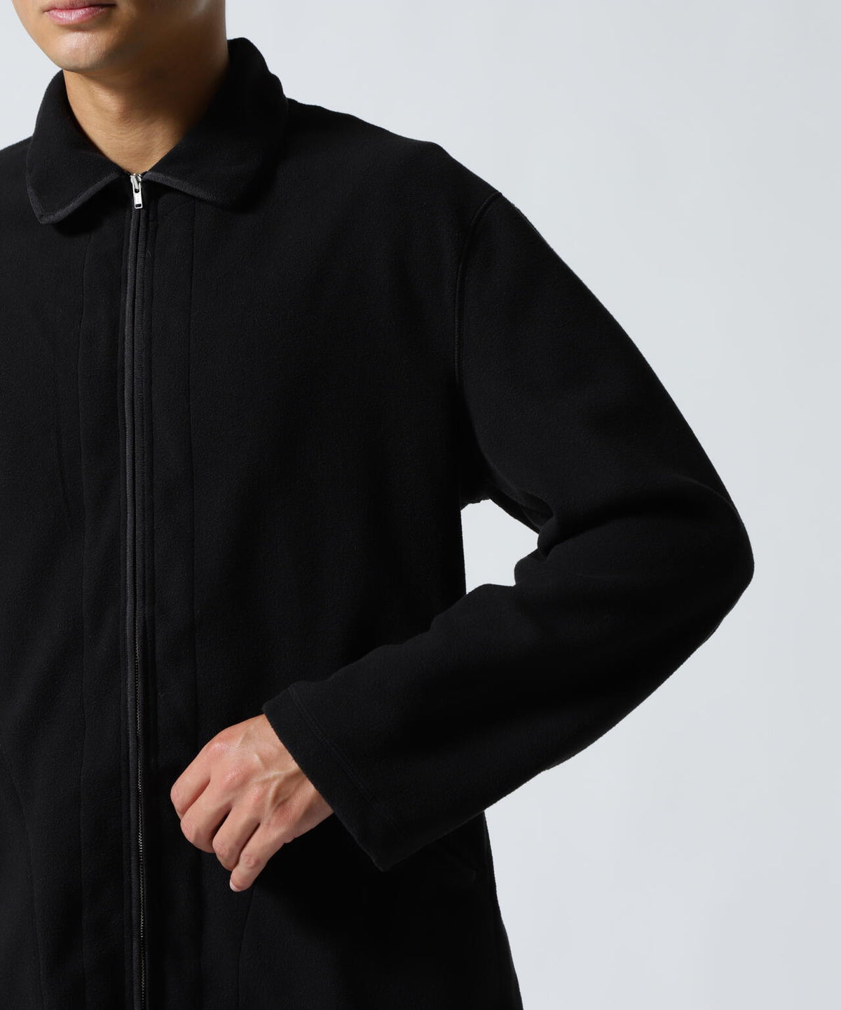 FOUNDOUR/ファウンダ/FLEECE ZIP BLOUSON