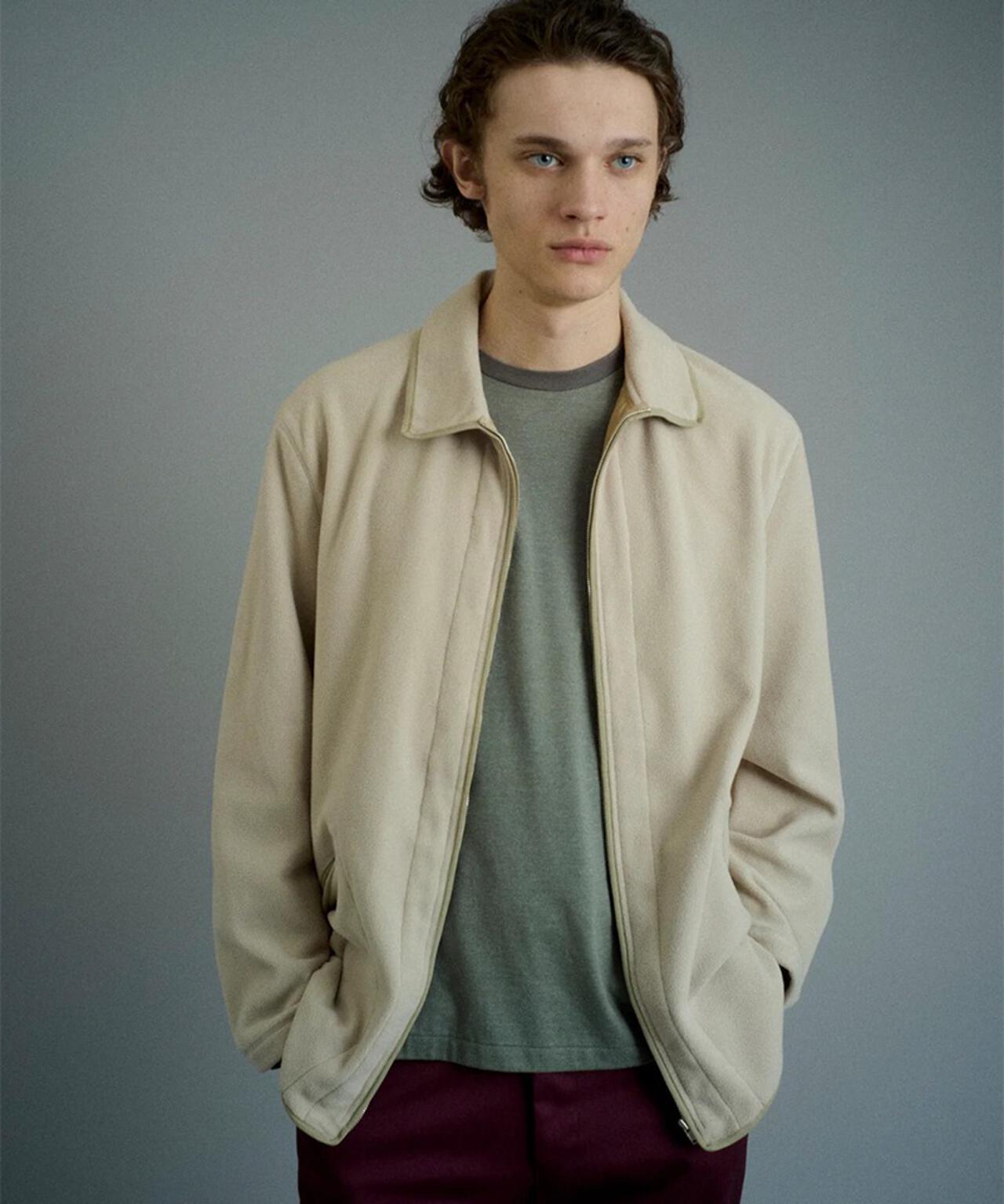 FOUNDOUR/ファウンダ/FLEECE ZIP BLOUSON