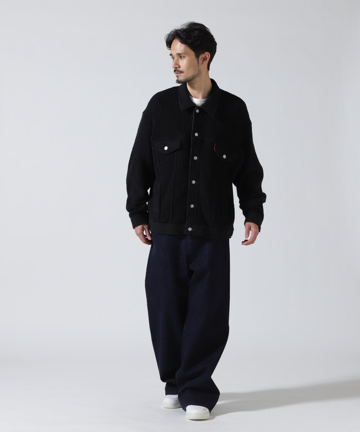 YOKE×吾亦紅/ヨーク×ワレモコウ/CONNECTED KNIT DENIM TRUCKER JACKET EXCLUSIVE/吾亦紅別注