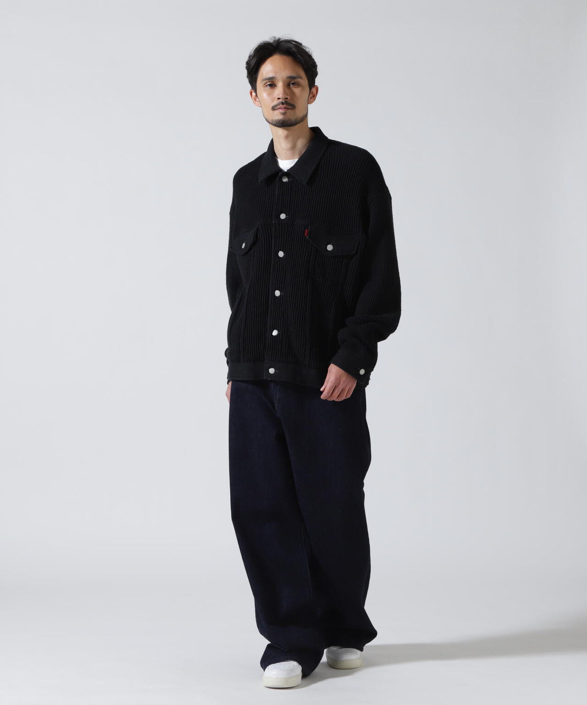 YOKE×吾亦紅/ヨーク×ワレモコウ/CONNECTED KNIT DENIM TRUCKER JACKET EXCLUSIVE/吾亦紅別注