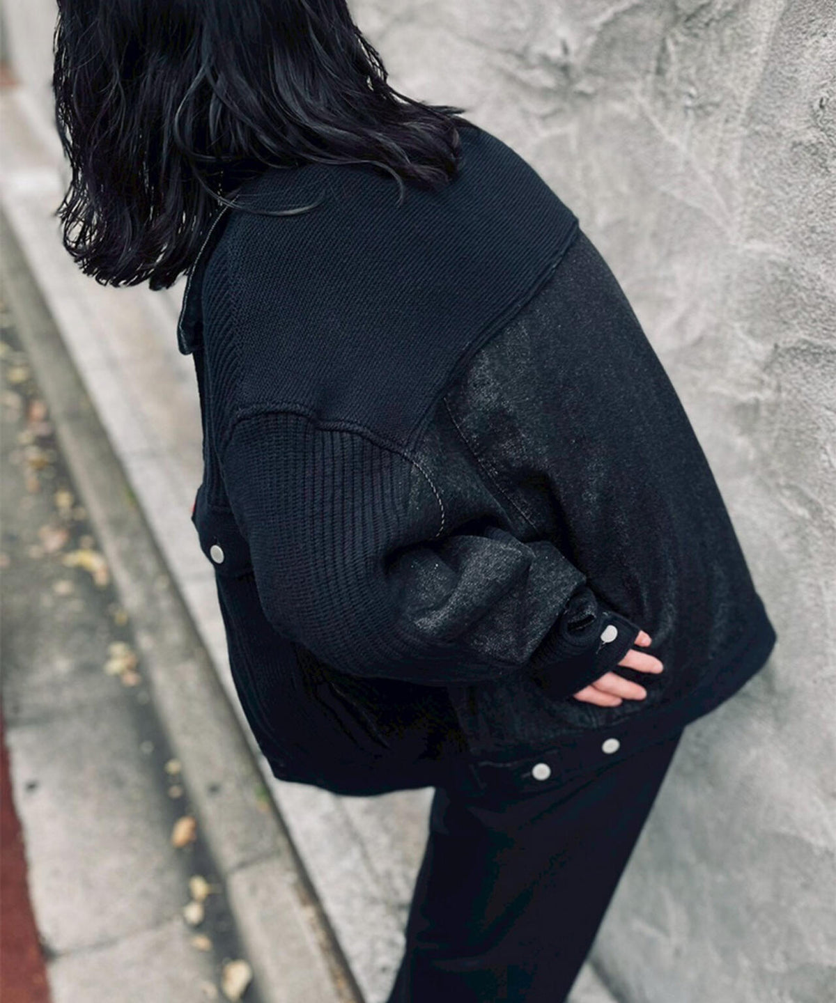 YOKE×吾亦紅/ヨーク×ワレモコウ/CONNECTED KNIT DENIM TRUCKER JACKET EXCLUSIVE/吾亦紅別注