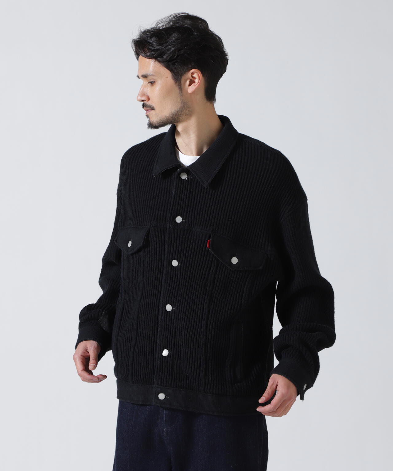 YOKE×吾亦紅/ヨーク×ワレモコウ/CONNECTED KNIT DENIM TRUCKER JACKET EXCLUSIVE/吾亦紅別注