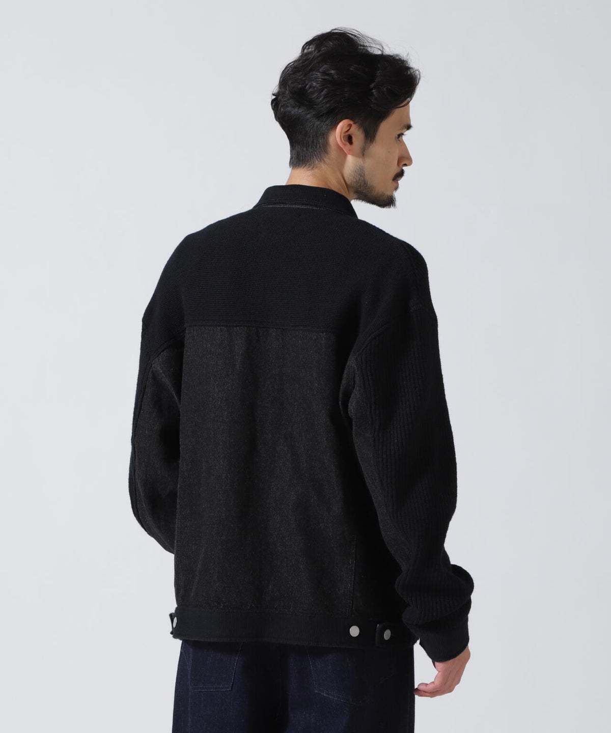 YOKE×吾亦紅/ヨーク×ワレモコウ/CONNECTED KNIT DENIM TRUCKER JACKET EXCLUSIVE/吾亦紅別注