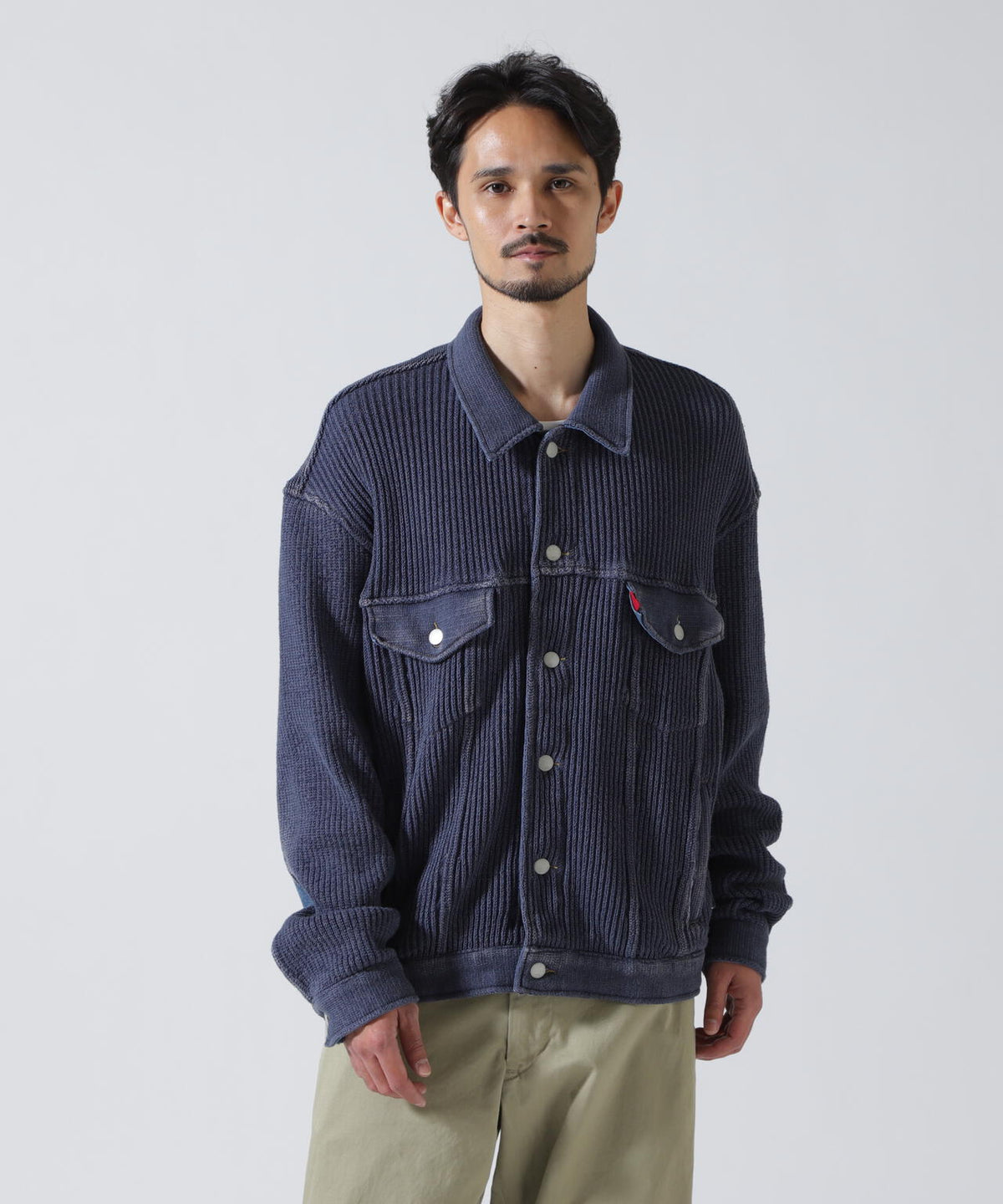 YOKE×吾亦紅/ヨーク×ワレモコウ/CONNECTED KNIT DENIM TRUCKER JACKET EXCLUSIVE/吾亦紅別注