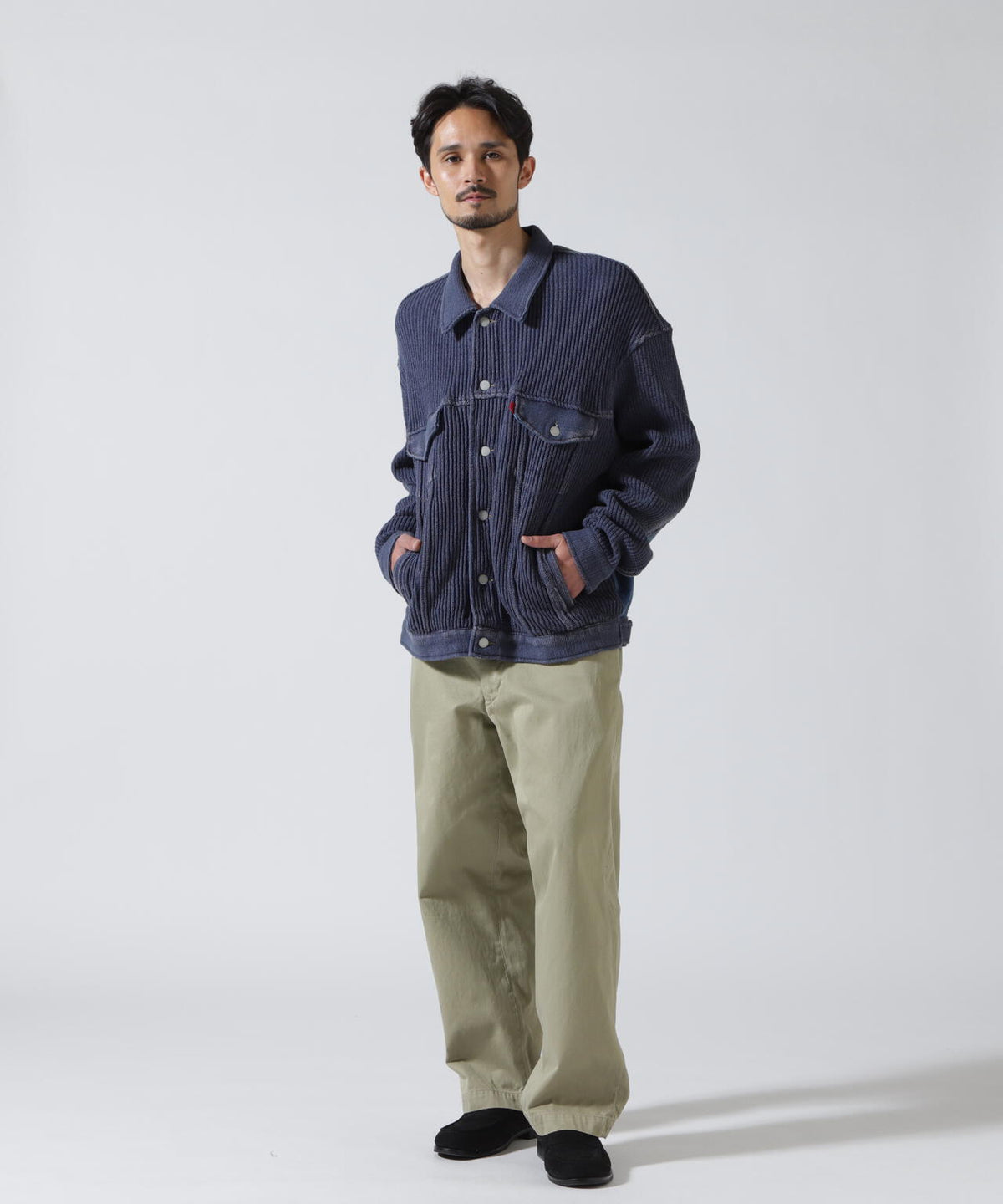 YOKE×吾亦紅/ヨーク×ワレモコウ/CONNECTED KNIT DENIM TRUCKER JACKET EXCLUSIVE/吾亦紅別注
