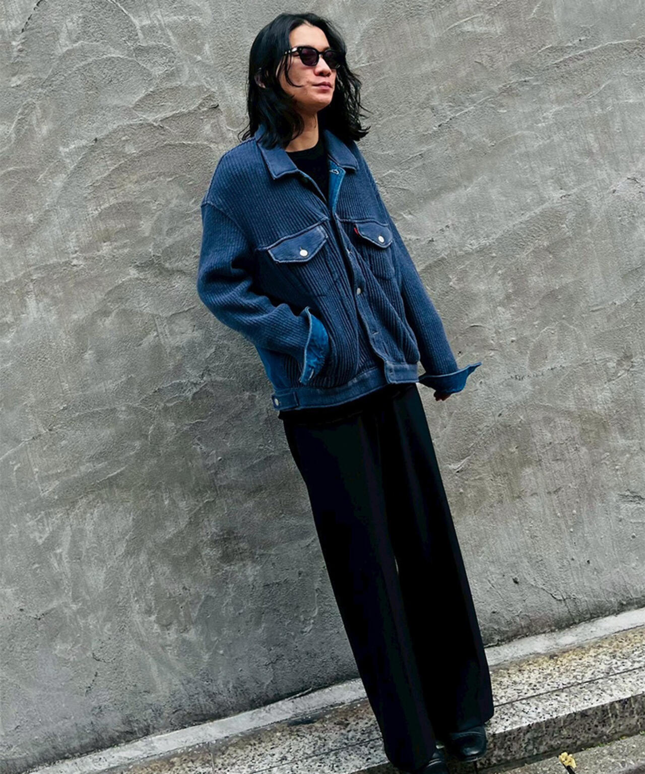 YOKE×吾亦紅/ヨーク×ワレモコウ/CONNECTED KNIT DENIM TRUCKER JACKET EXCLUSIVE/吾亦紅別注