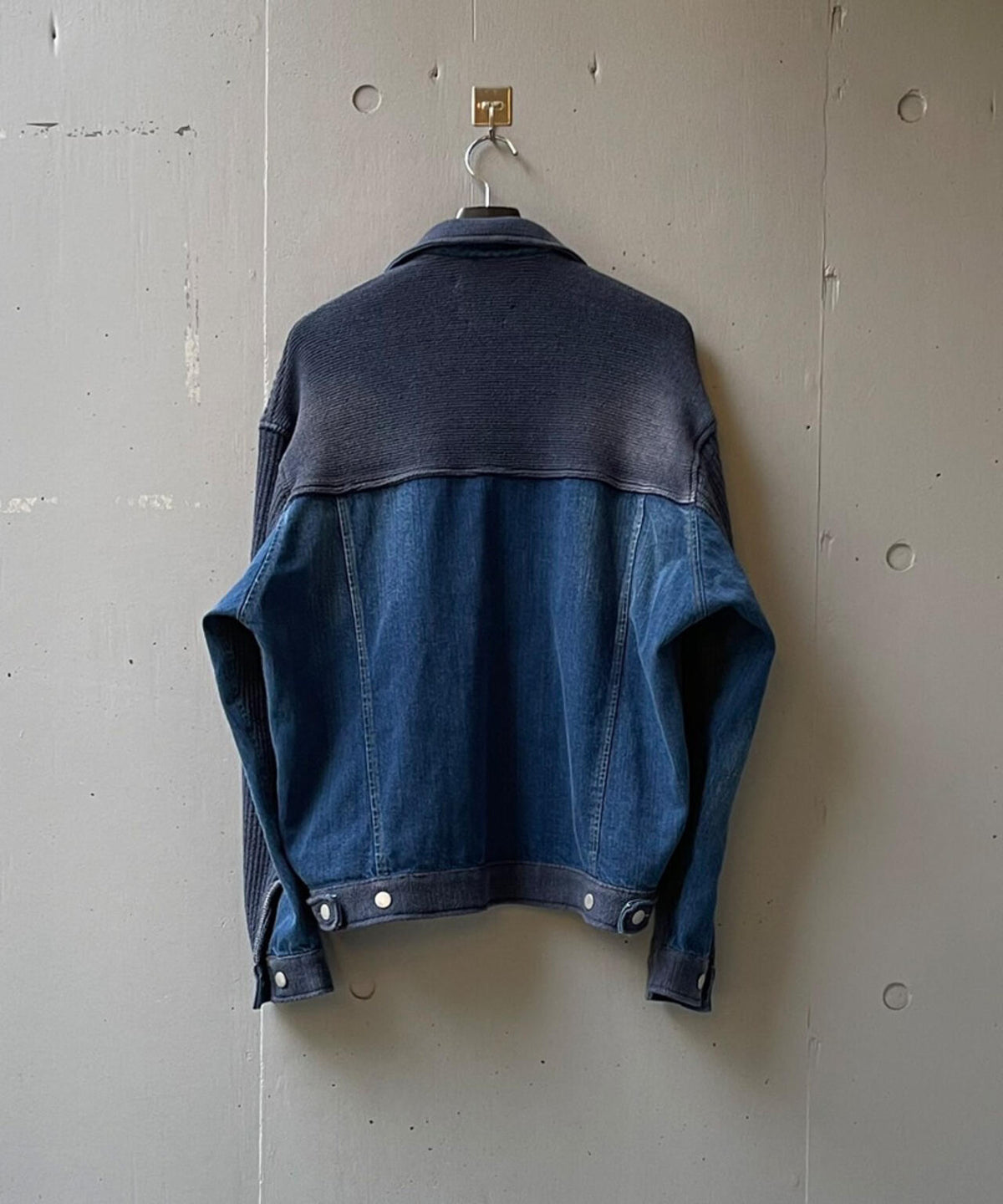 YOKE×吾亦紅/ヨーク×ワレモコウ/CONNECTED KNIT DENIM TRUCKER JACKET EXCLUSIVE/吾亦紅別注