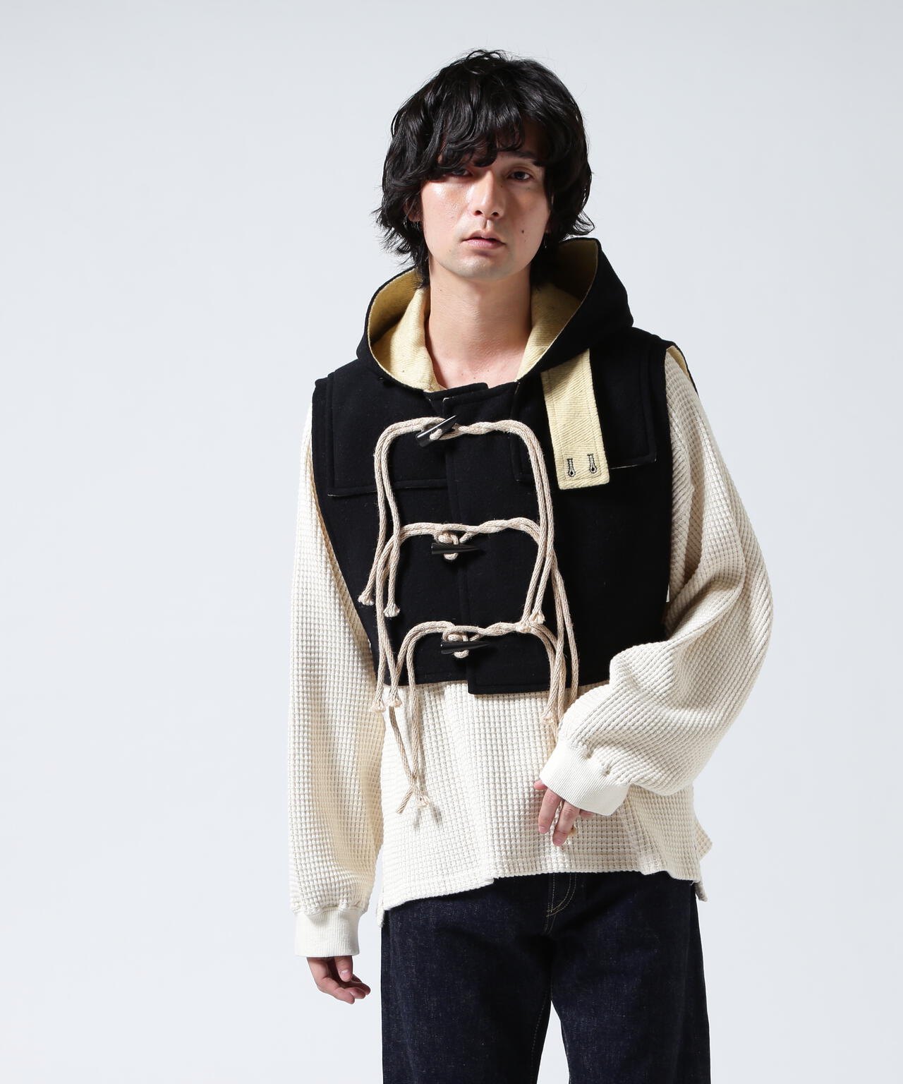 MASU/エムエーエスユー/DUFFLE VEST/M25F9VT001