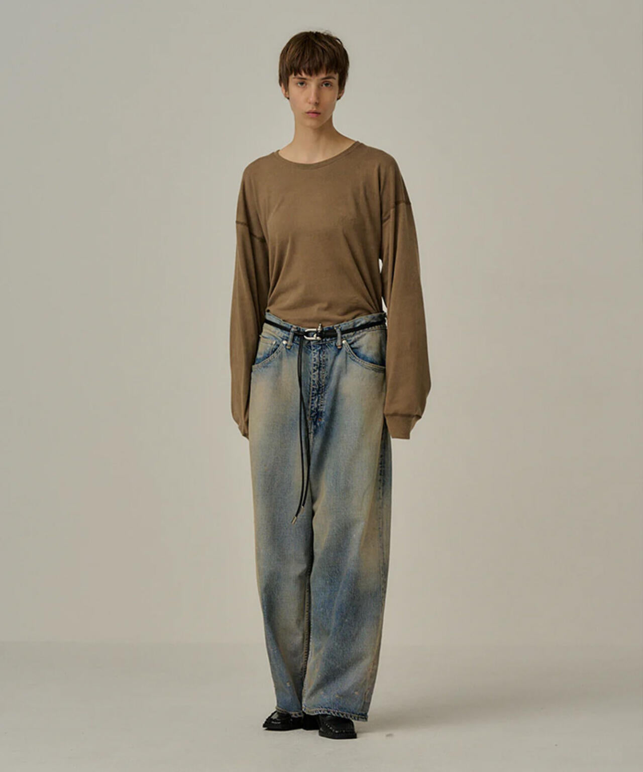 ANCELLM/アンセルム/LEATHER ROPE BELT