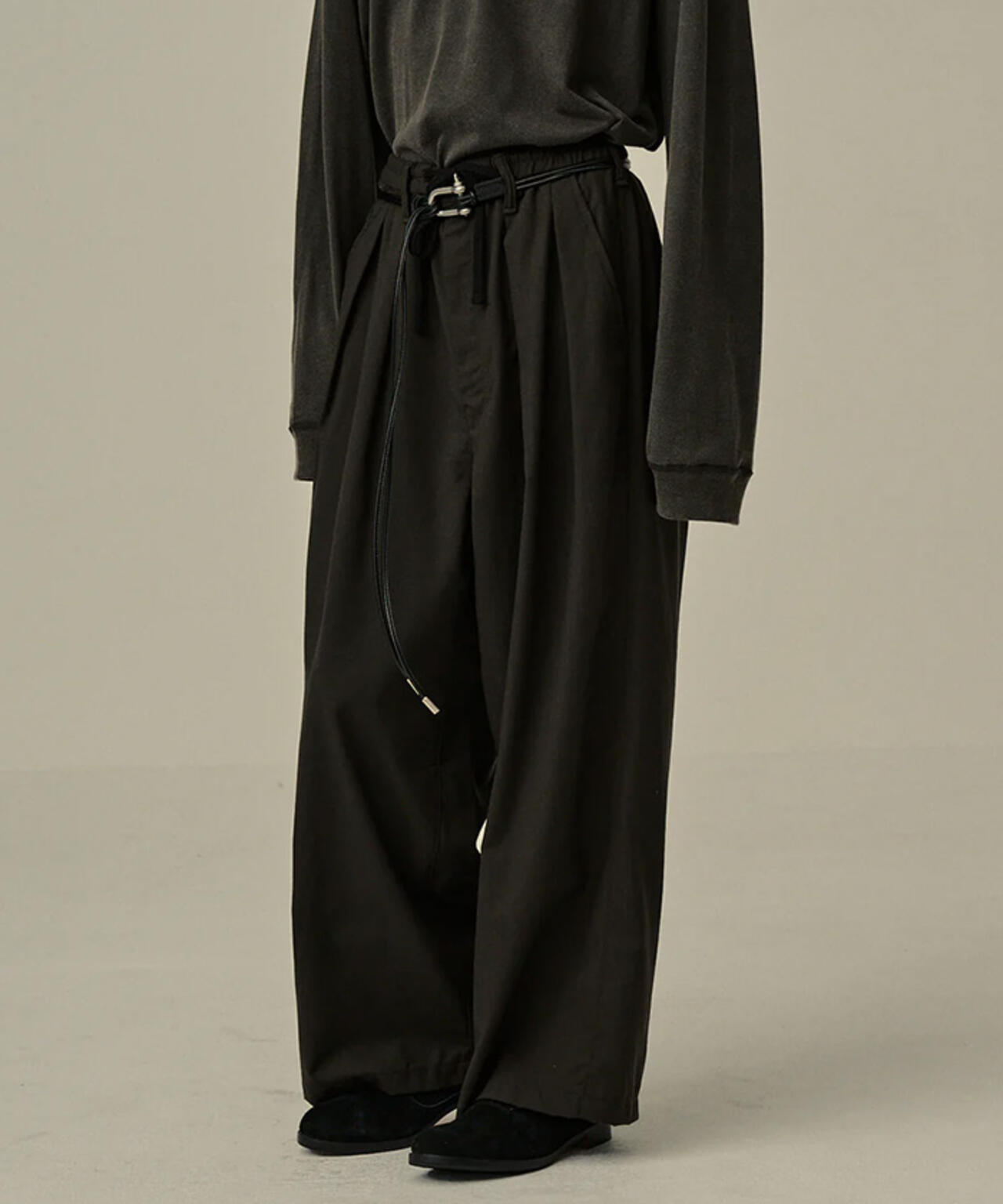 ANCELLM/アンセルム/LEATHER ROPE BELT