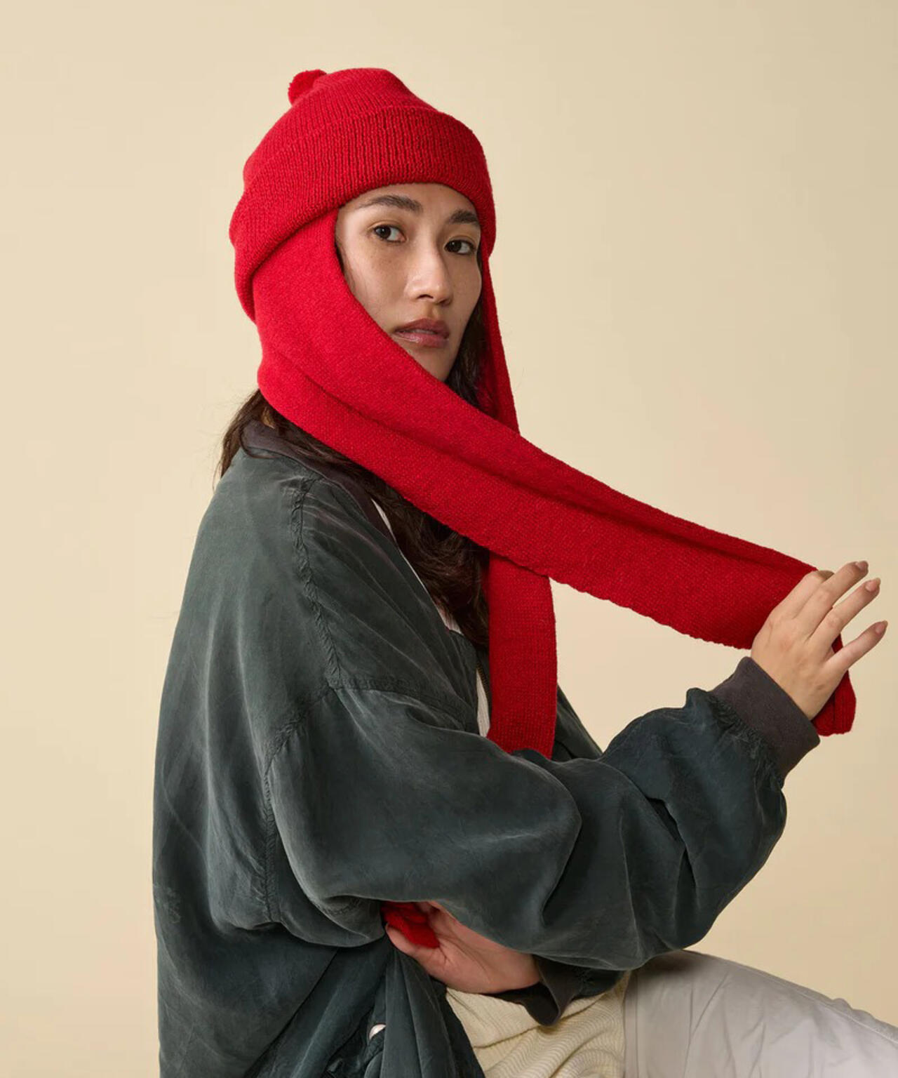 CPH/シーピーエイチ/RABBIT KNIT BALKY WOOL