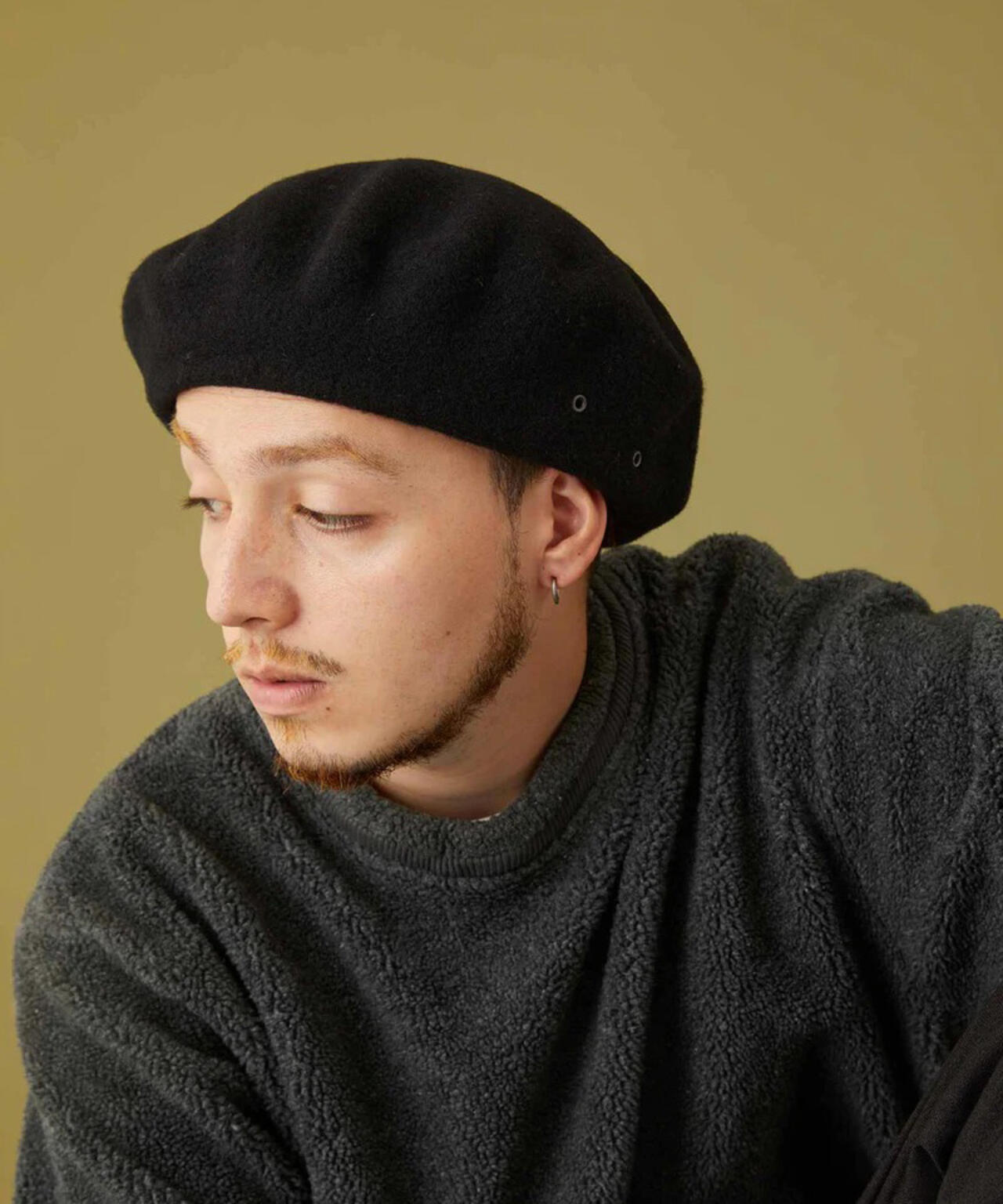 CPH/シーピーエイチ/BERET SOLID WOOL/611WO