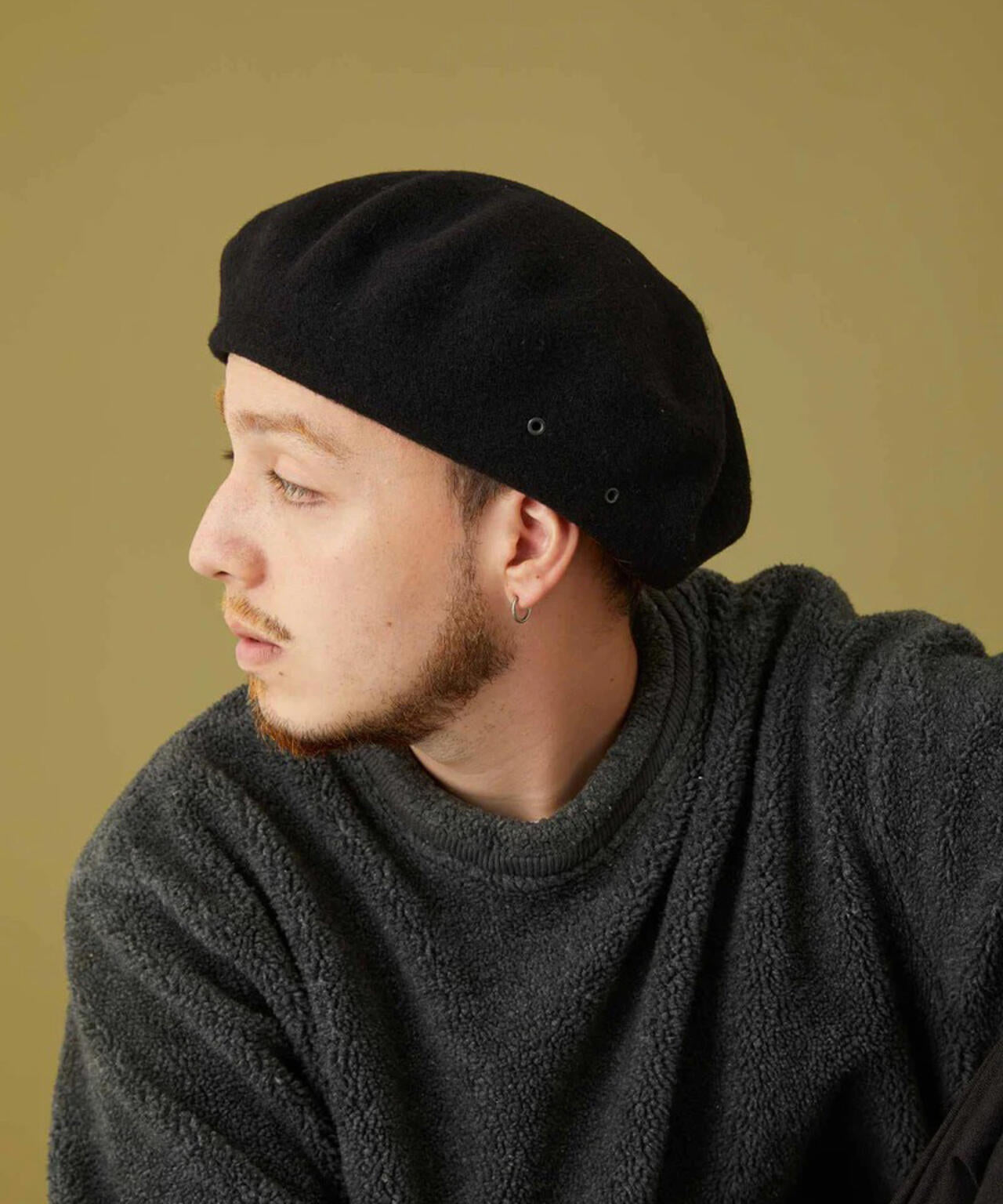 CPH/シーピーエイチ/BERET SOLID WOOL/611WO