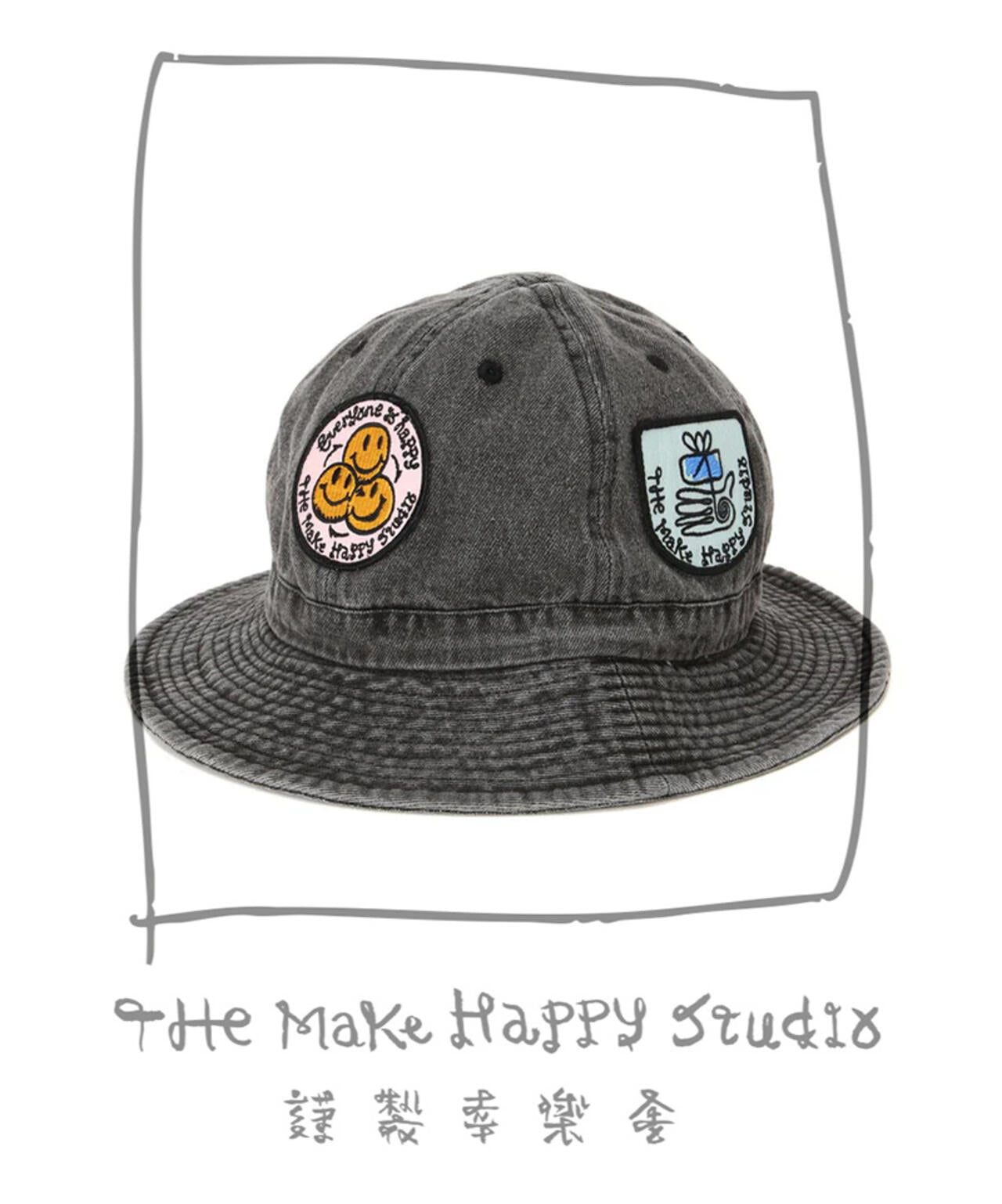 The Make Happy Studio/ザメイクハッピーストゥディオ/IRON PATCH HAT