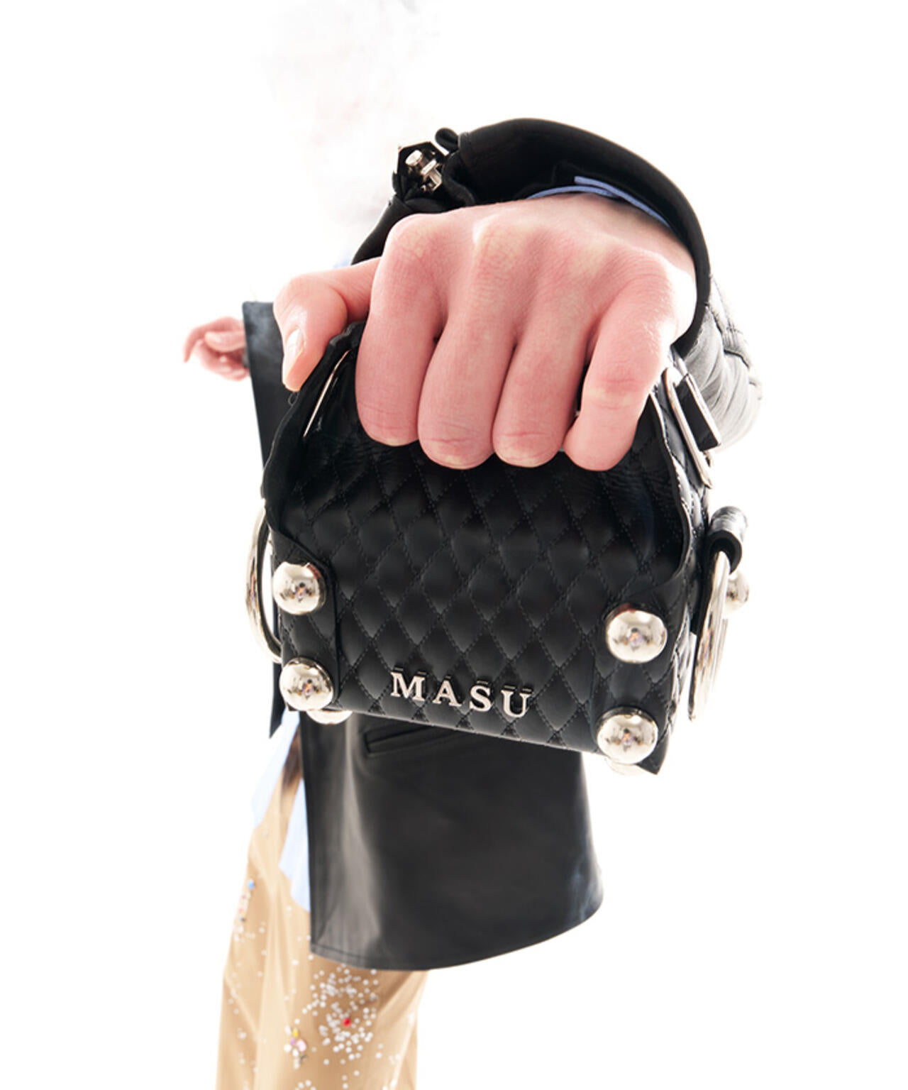 MASU/エムエーエスユー/LEATHER CAKE BAG PETIT/M25F9OJ007