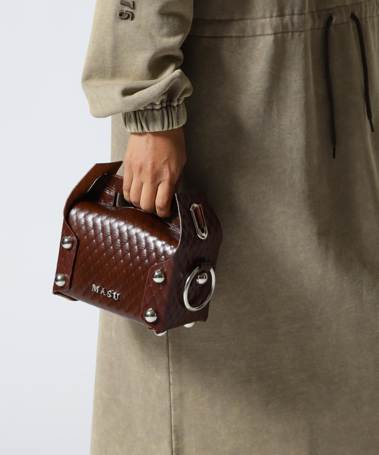 MASU/エムエーエスユー/LEATHER CAKE BAG/ M25F9OJ008