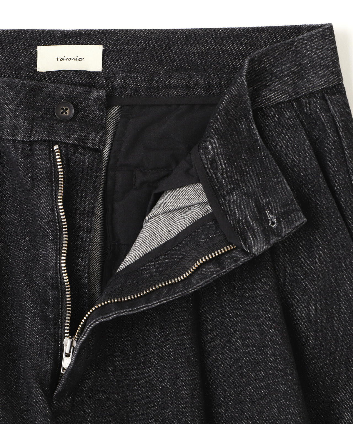 Toironier/トワロニエ/Denim 2Tuck Side Tuck Pants