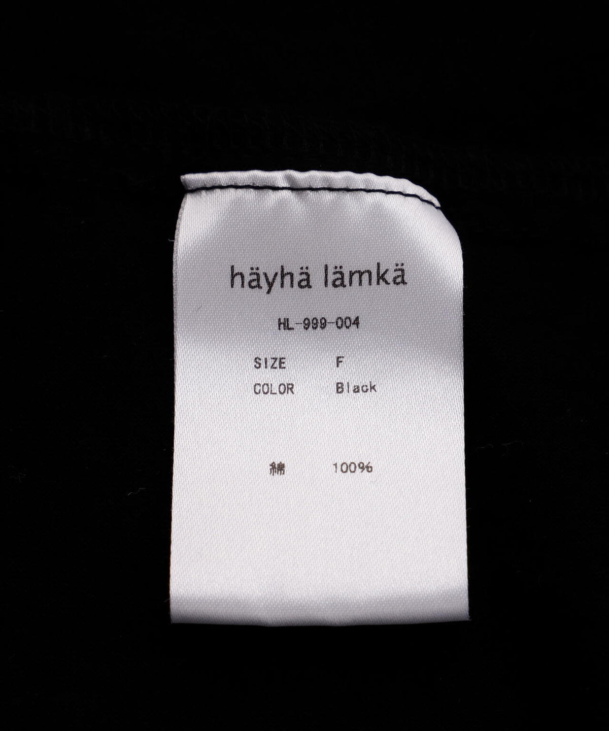 häyhä lämka/ヘイヘ ラムカ/LONG SLEEVE TEE