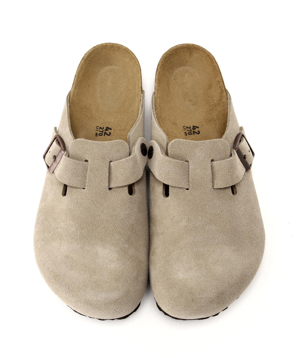 BIRKENSTOCK/ビルケンシュトック/BOSTON/スエードレザー - トープ