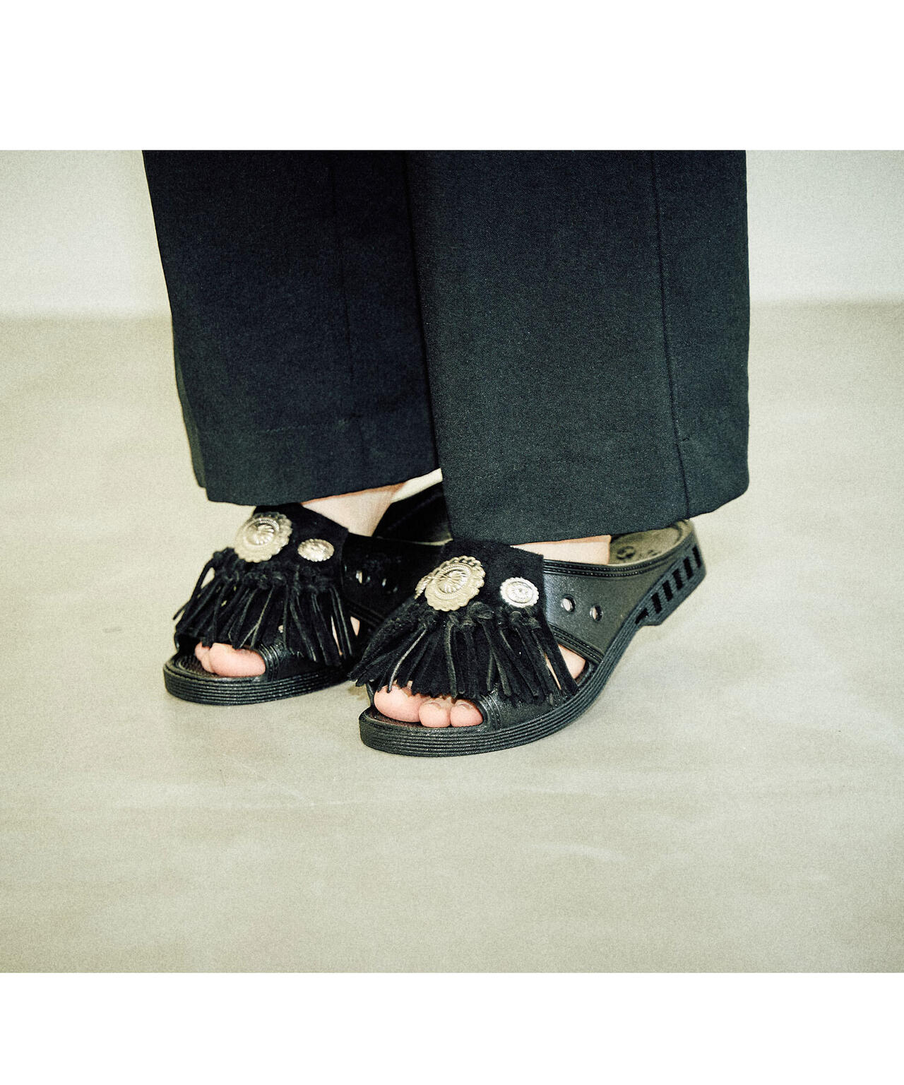 BENCH/ベンチ/BENSAN-D SUEDE FRINGE CONCHO/ベンサンスエードフリンジコンチョ