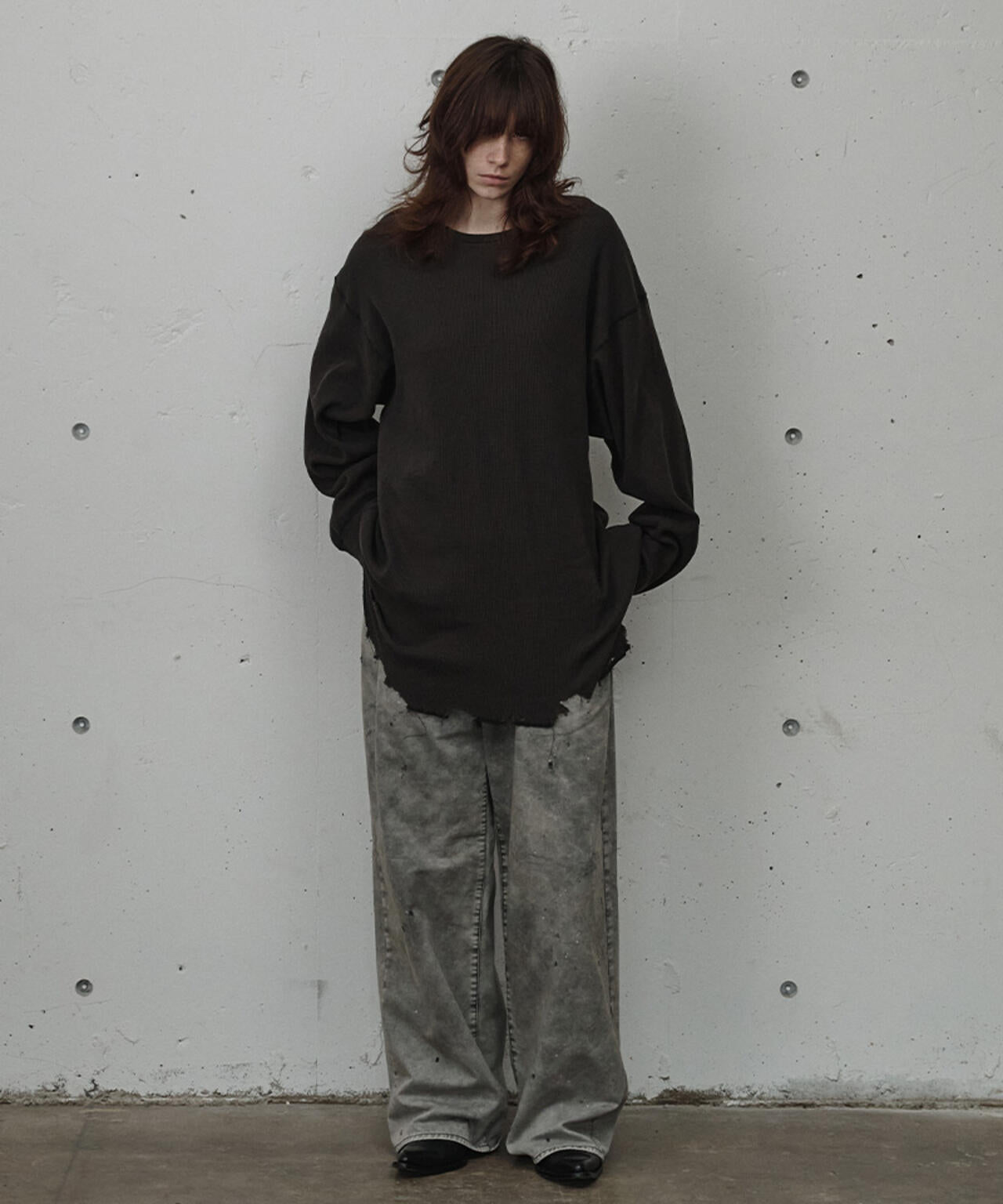 ANCELLM/アンセルム/CHINO WIDE SLACKS/ANC-PT111