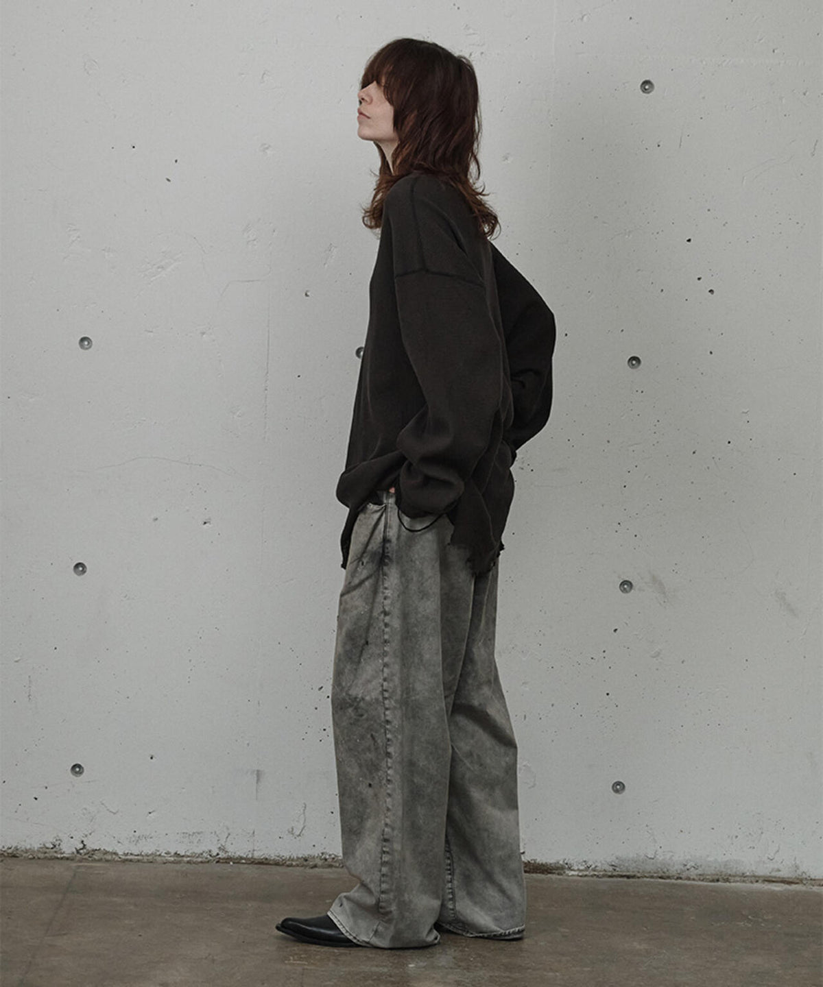ANCELLM/アンセルム/CHINO WIDE SLACKS/ANC-PT111