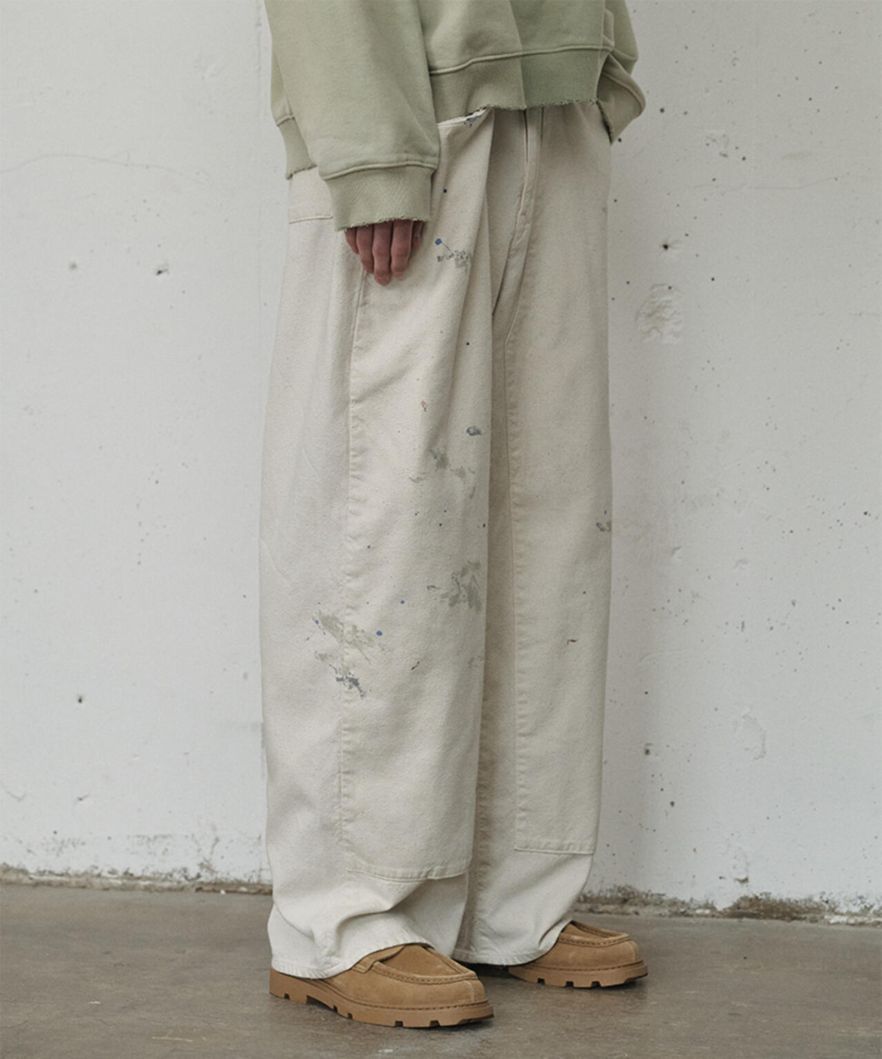 ANCELLM/アンセルム/C/R DUCK DOUBLEKNEE PANTS/ANC-PT112
