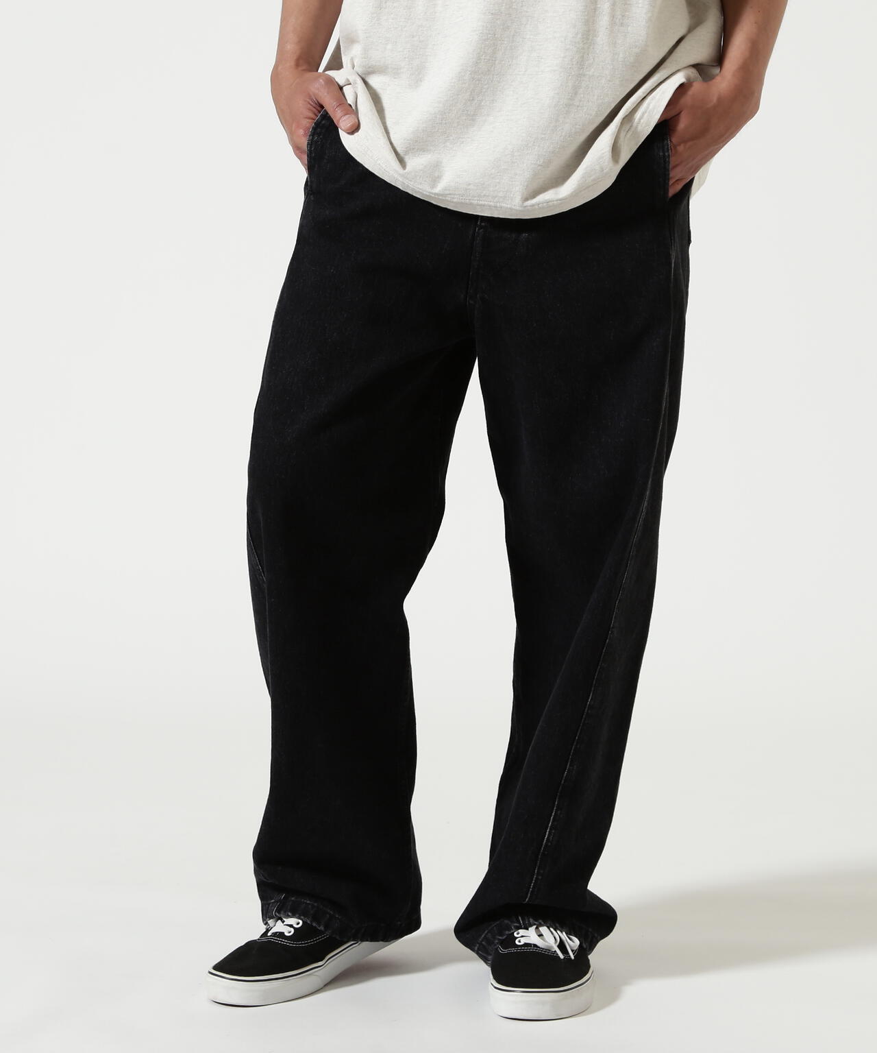 Toironier/トワロニエ/Draping Denim Trousers