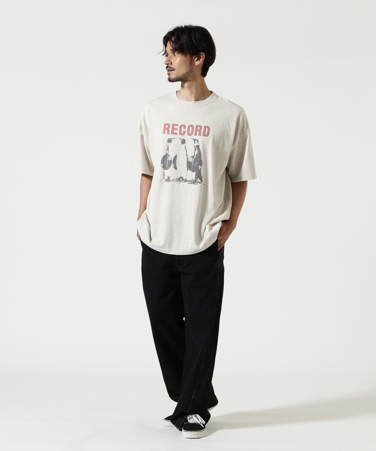 Toironier/トワロニエ/Draping Denim Trousers