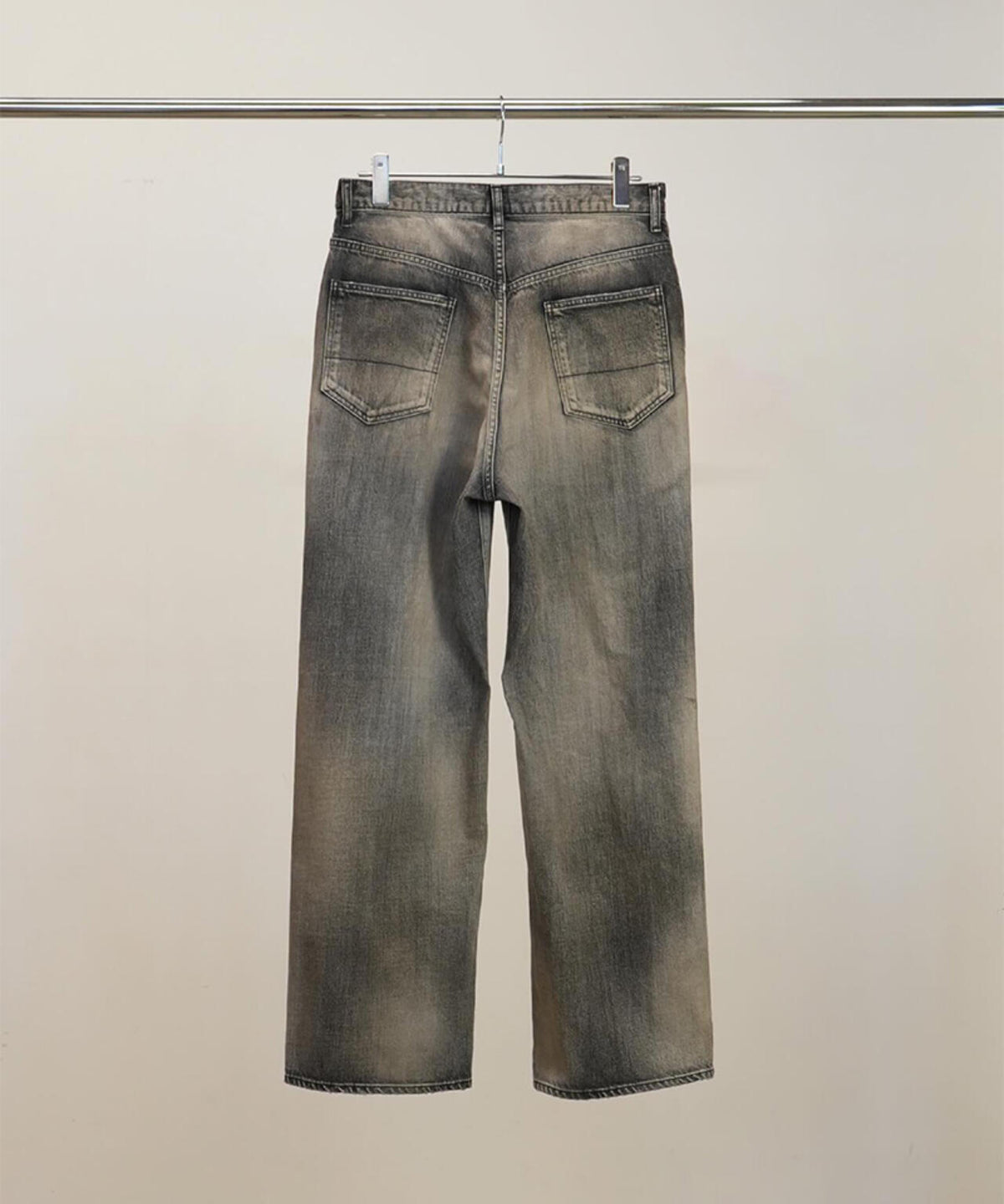 ANCELLM/アンセルム/CRASH MIDDLE STRAIGHT 5P DENIM/ANC-PT121-B