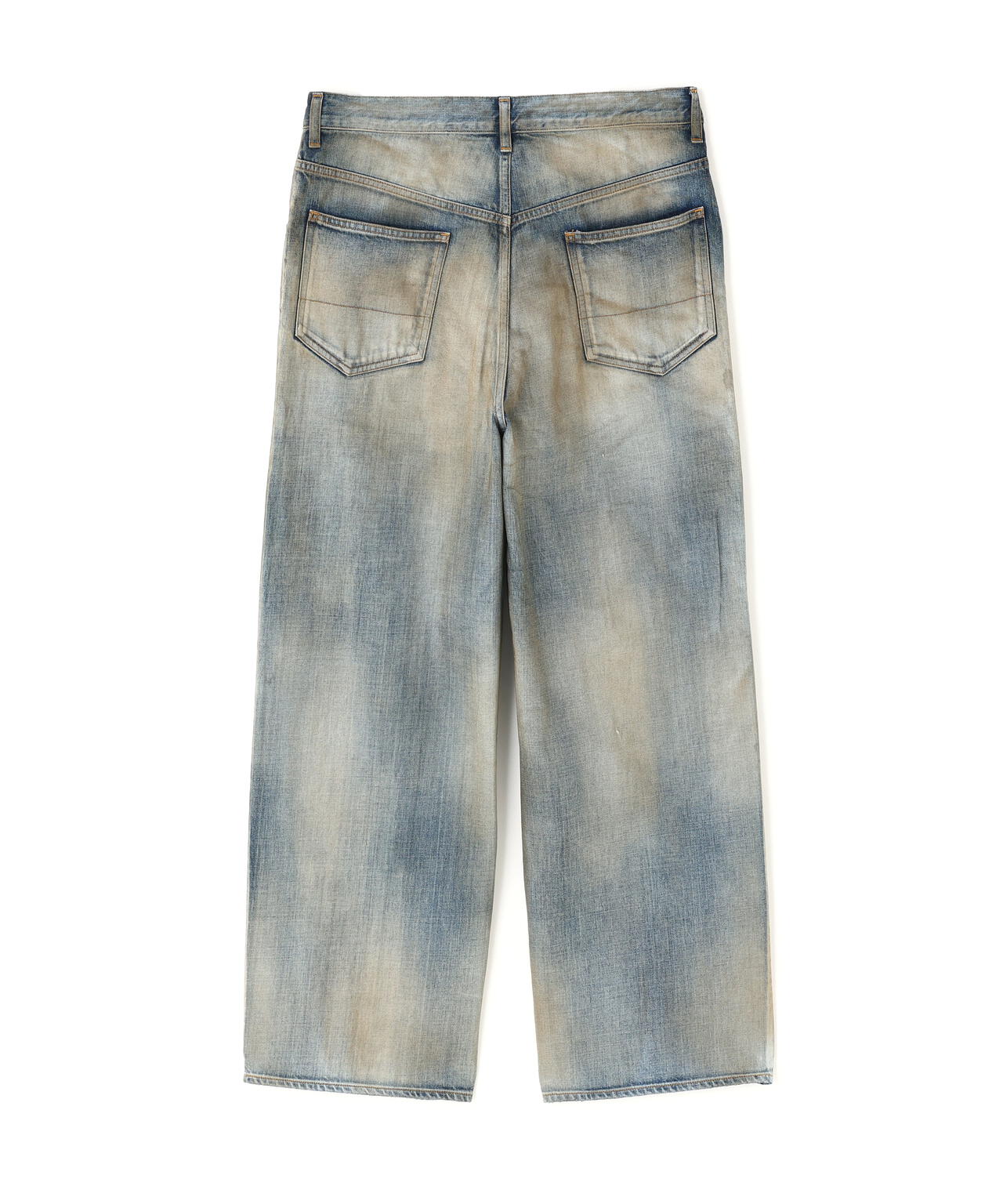 ANCELLM/アンセルム/CRASH MIDDLE STRAIGHT 5P DENIM/ANC-PT121-B