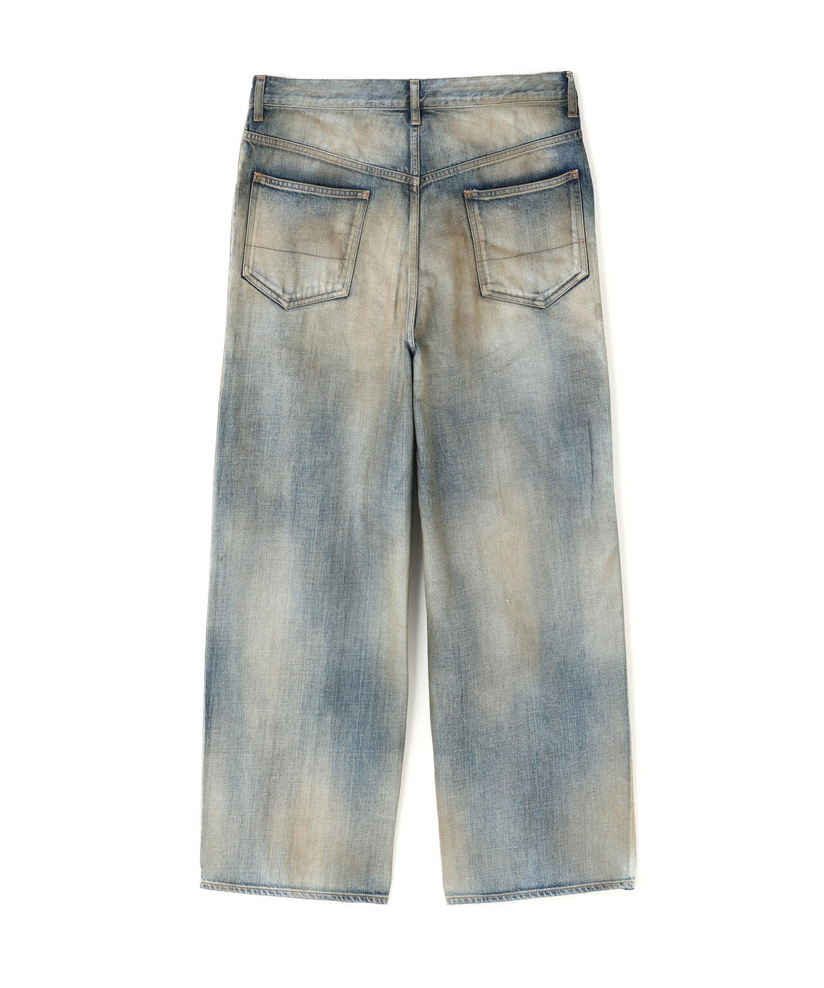 ANCELLM/アンセルム/CRASH MIDDLE STRAIGHT 5P DENIM/ANC-PT121-B