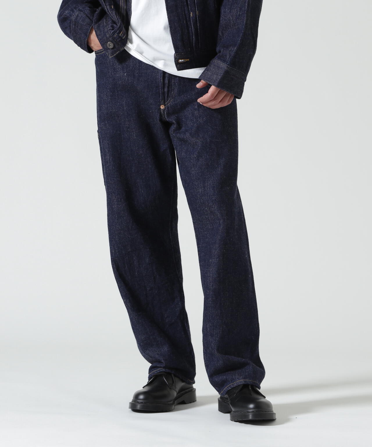 FOUNDOUR/ファウンダ/LOOSELY WOVEN DENIM WORKPT