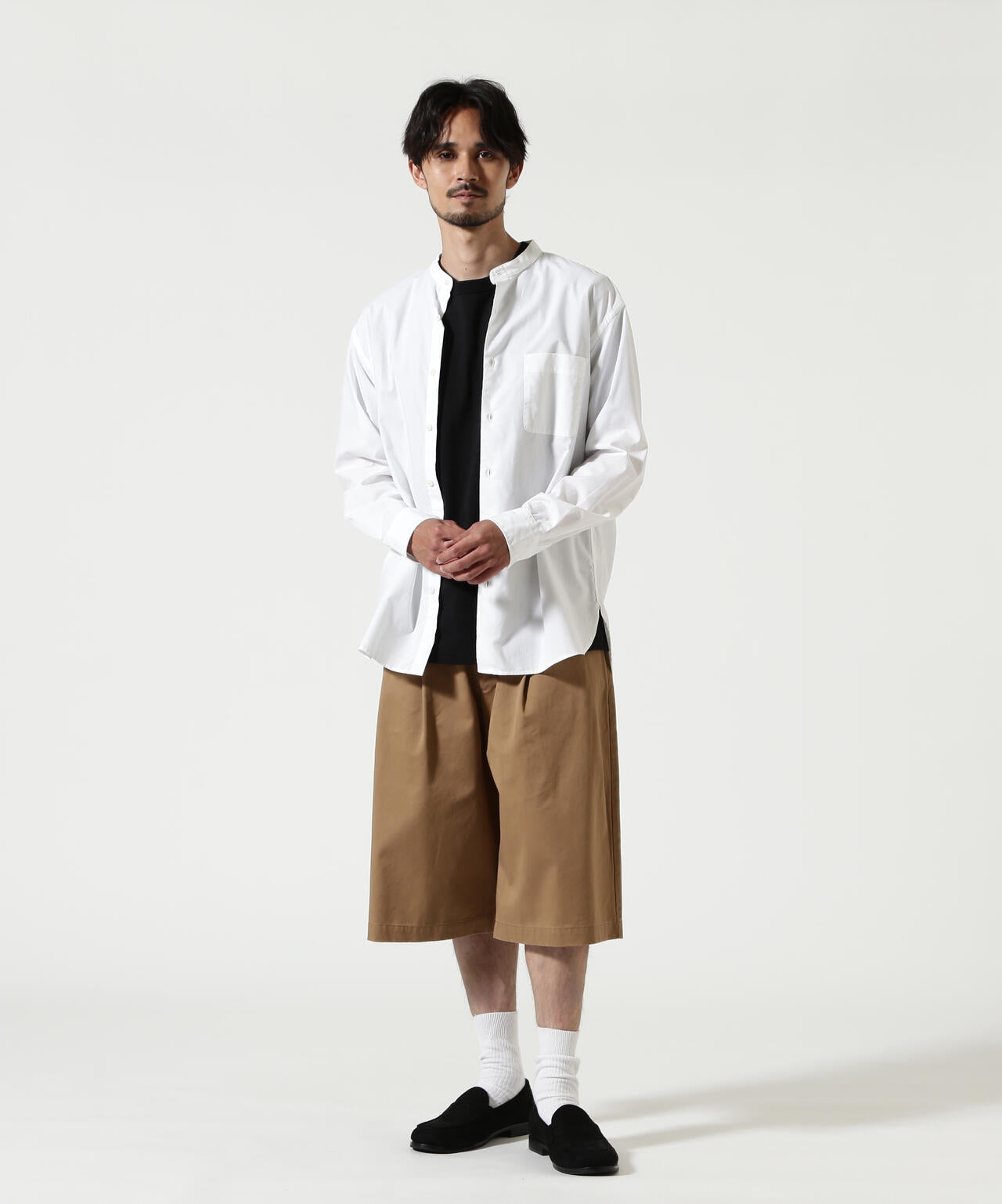 Toironier/トワロニエ/2TUCK LONG SHORTS
