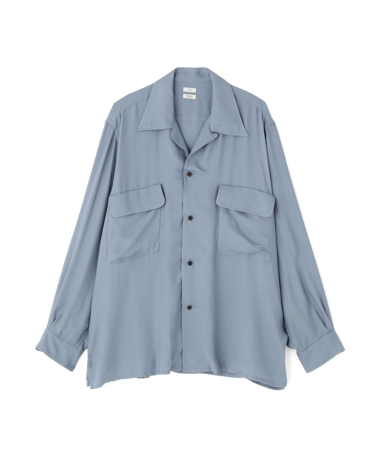 YOKE/ヨーク/Modal Twill Double Pocket Open Collar Shirt/YK26SS01215SH