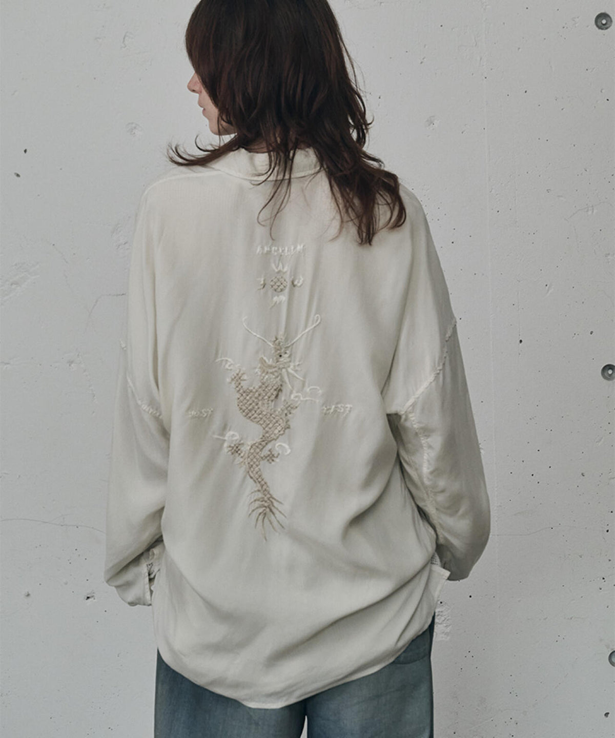 ANCELLM/アンセルム/EMBROIDERED SOUVENIR SHIRT/ANC-SH78